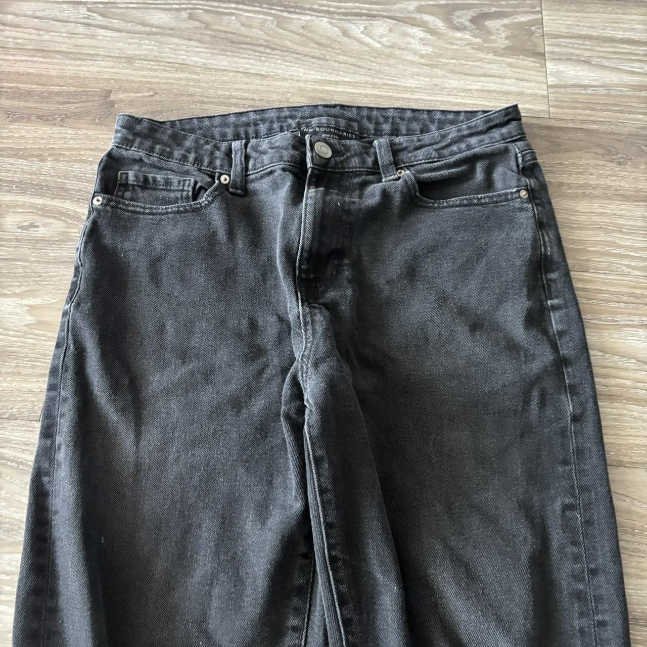 Japanese Brand Crazy Vintage Y2K/2000s Grunge Black Distressed Denim Jeans! 30x30 Size US 30 / EU 46 - 5 Thumbnail
