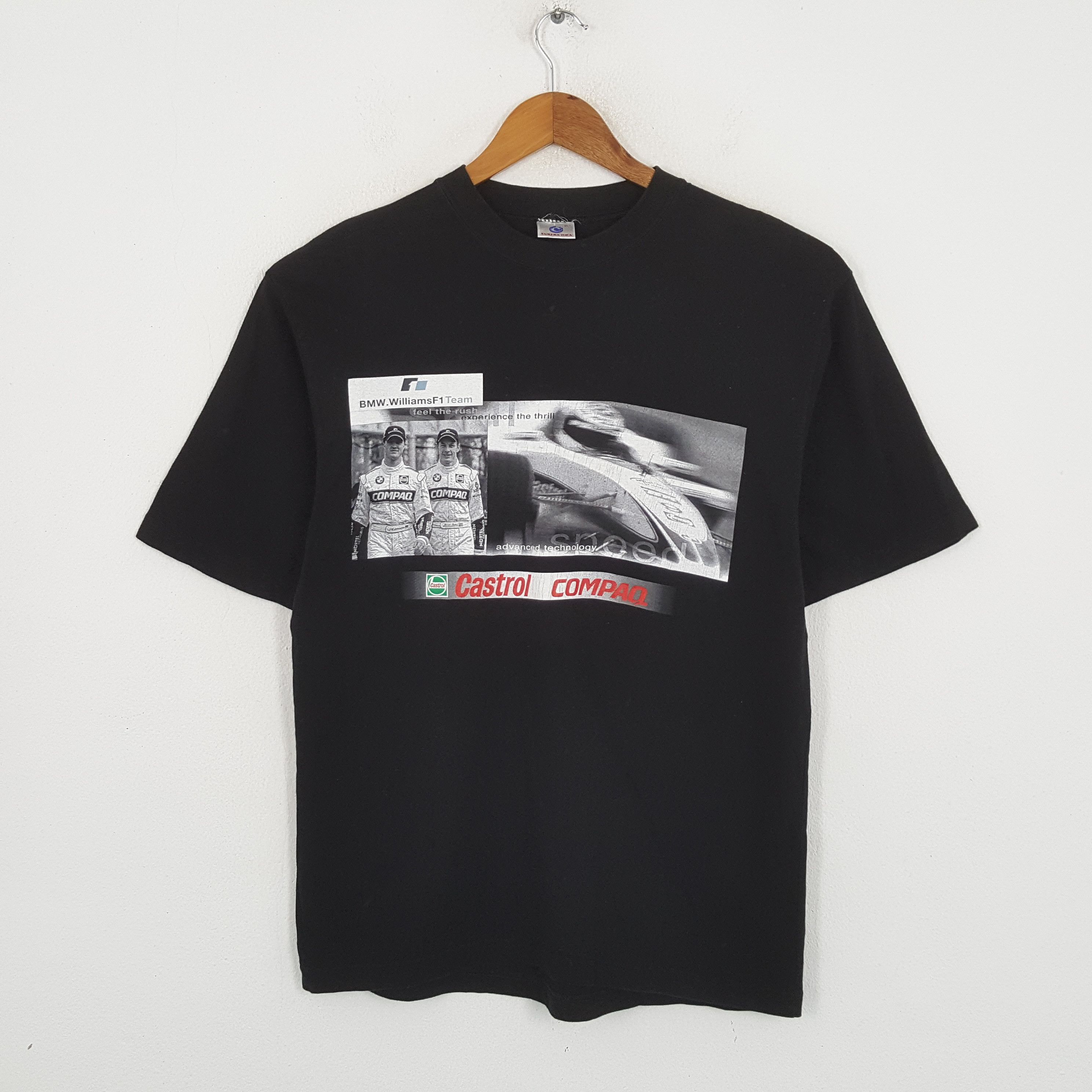 BMW × Vintage Vintage BMW WILLIAMS F1 Castro Racing Team T-Shirt Size US L / EU 52-54 / 3 - 1 Thumbnail