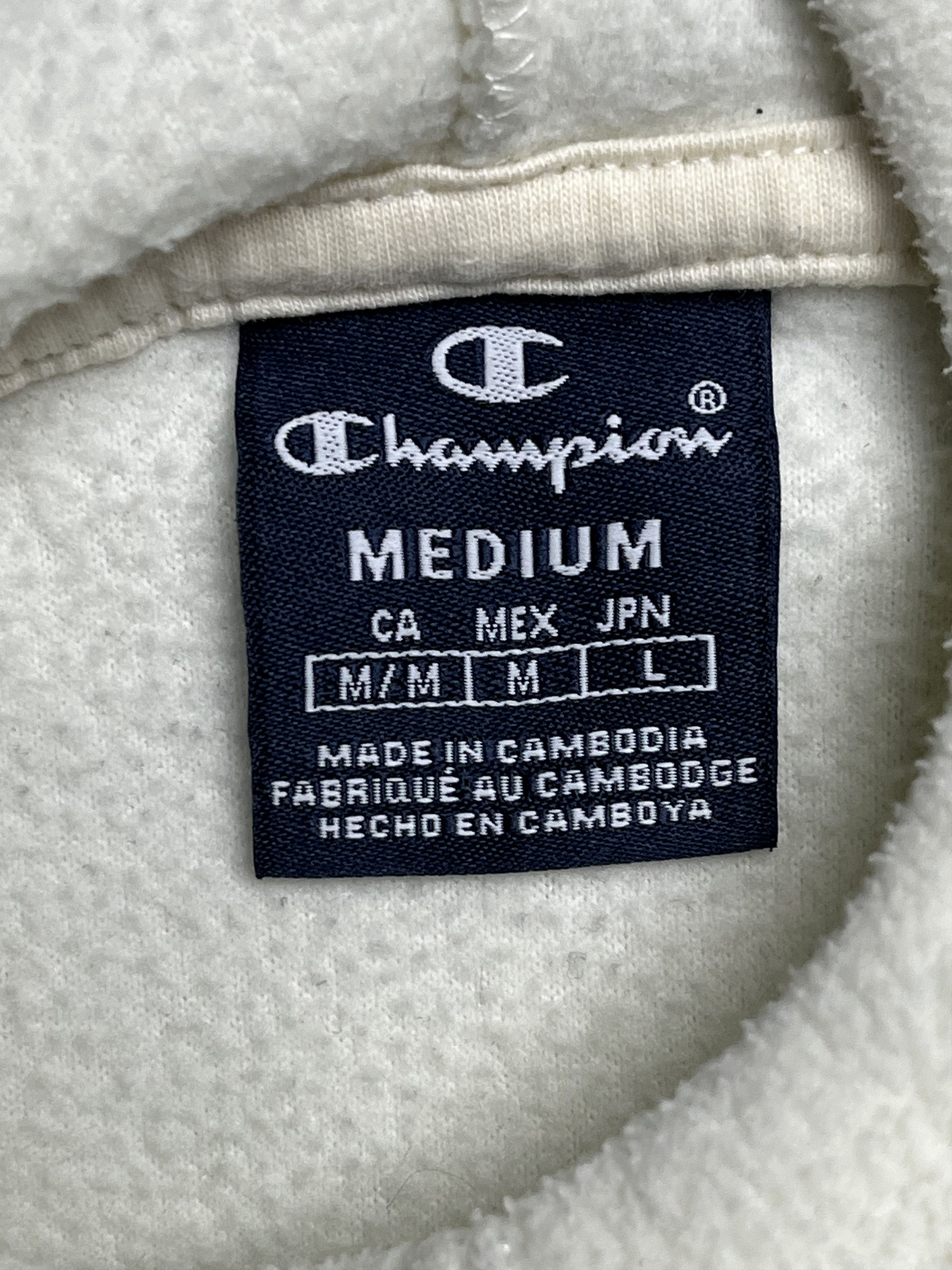 Champion Champion Fleece Hoodie White Size Medium Size US M / EU 48-50 / 2 - 5 Thumbnail