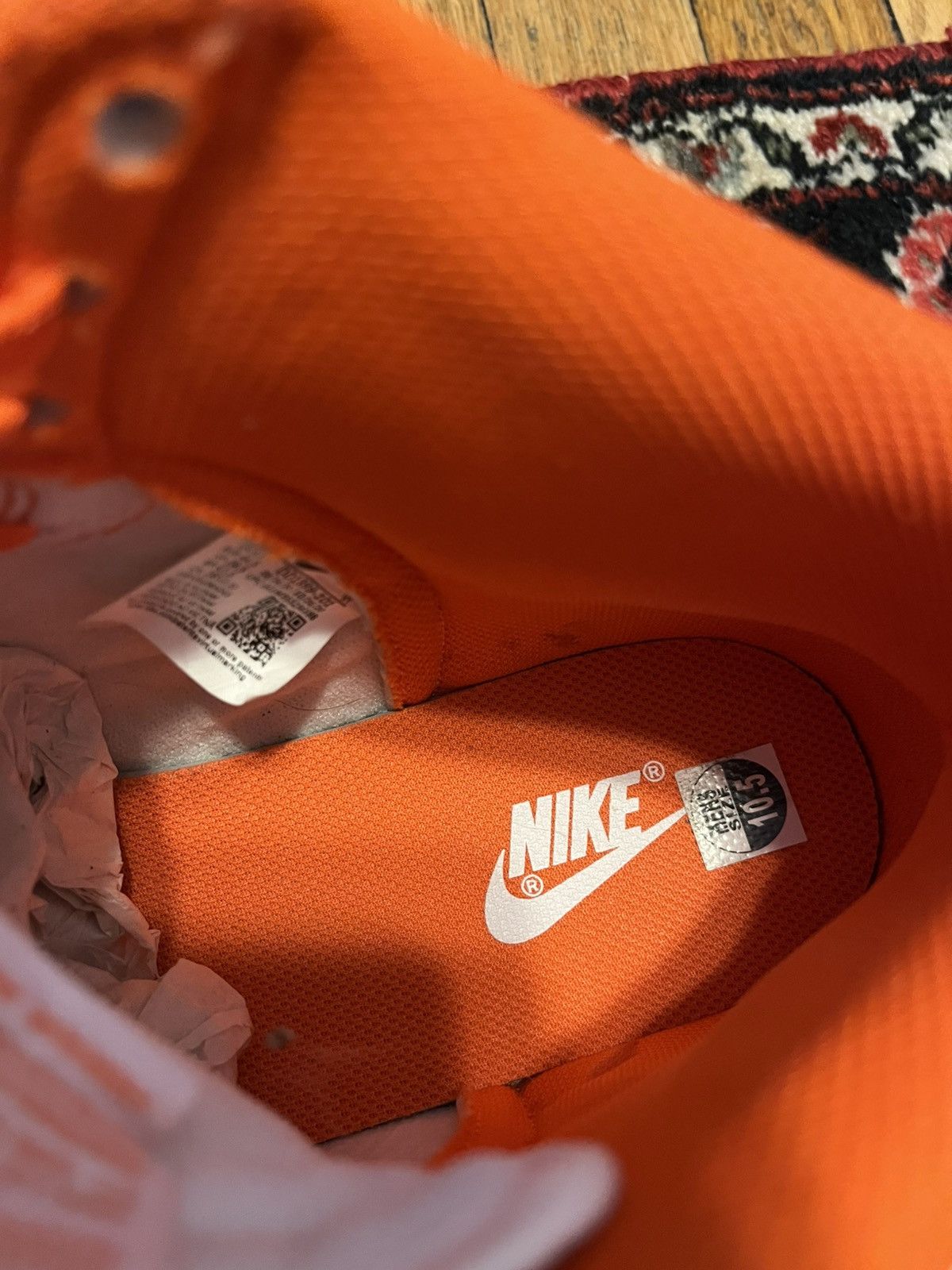 Nike Nike Dunk High OG Retro “Syracuse” - US 10.5 100% AUTHENTIC Size US 10.5 / EU 43-44 - 7 Thumbnail