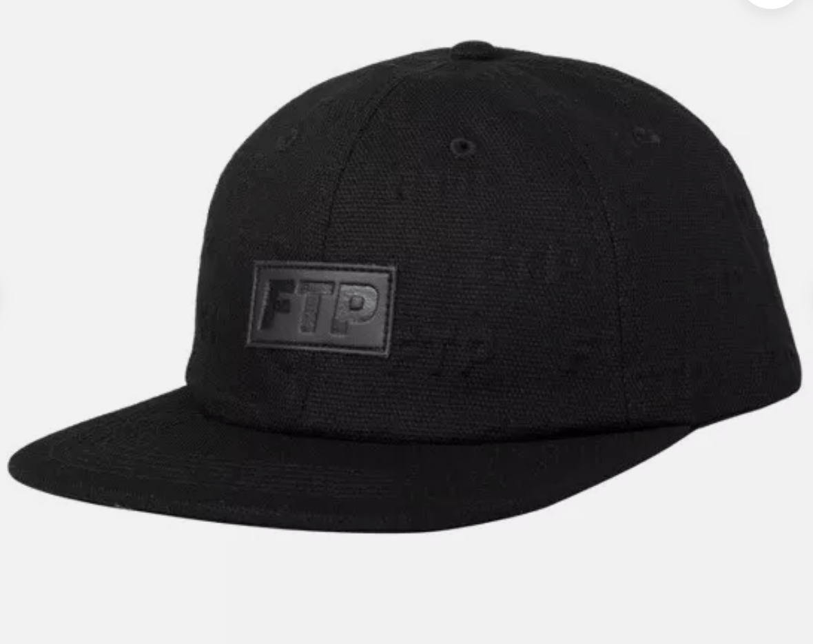 Fuck The Population FTP Embossed Logo 6 Panel - Black Size ONE SIZE - 1 Thumbnail