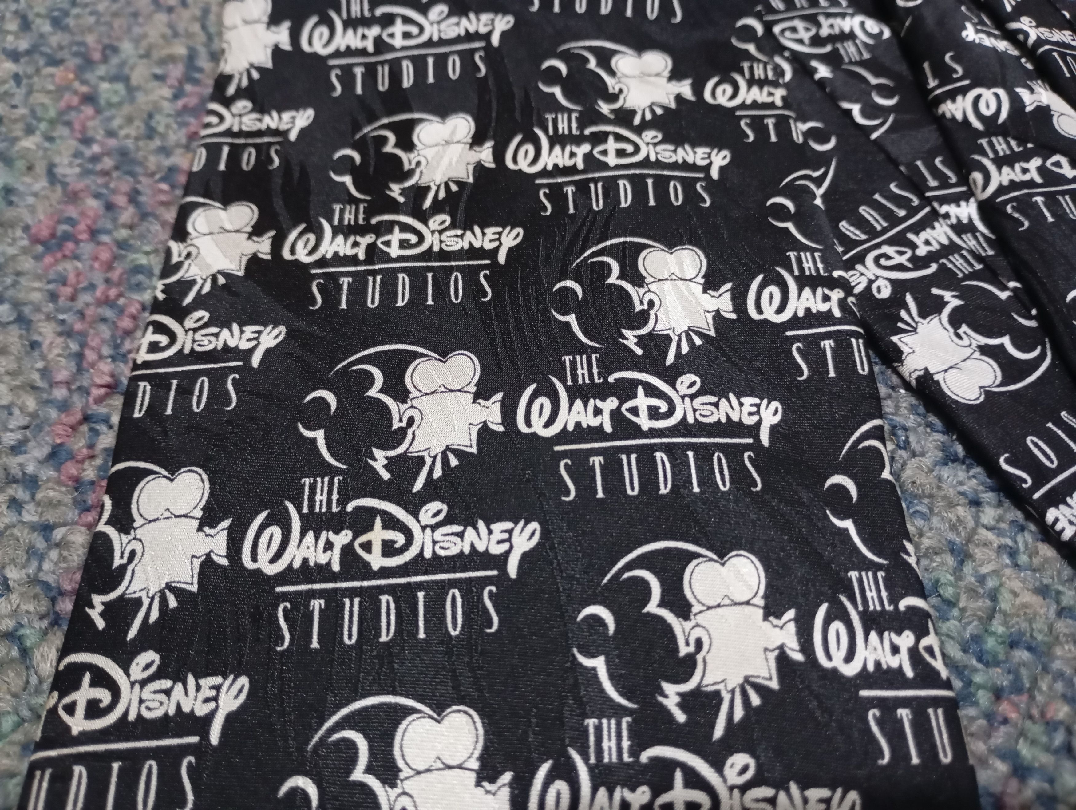 Disney × Mickey Mouse Mickey Mouse Tie Mickey Mouse Necktie Made in USA Size ONE SIZE - 4 Thumbnail