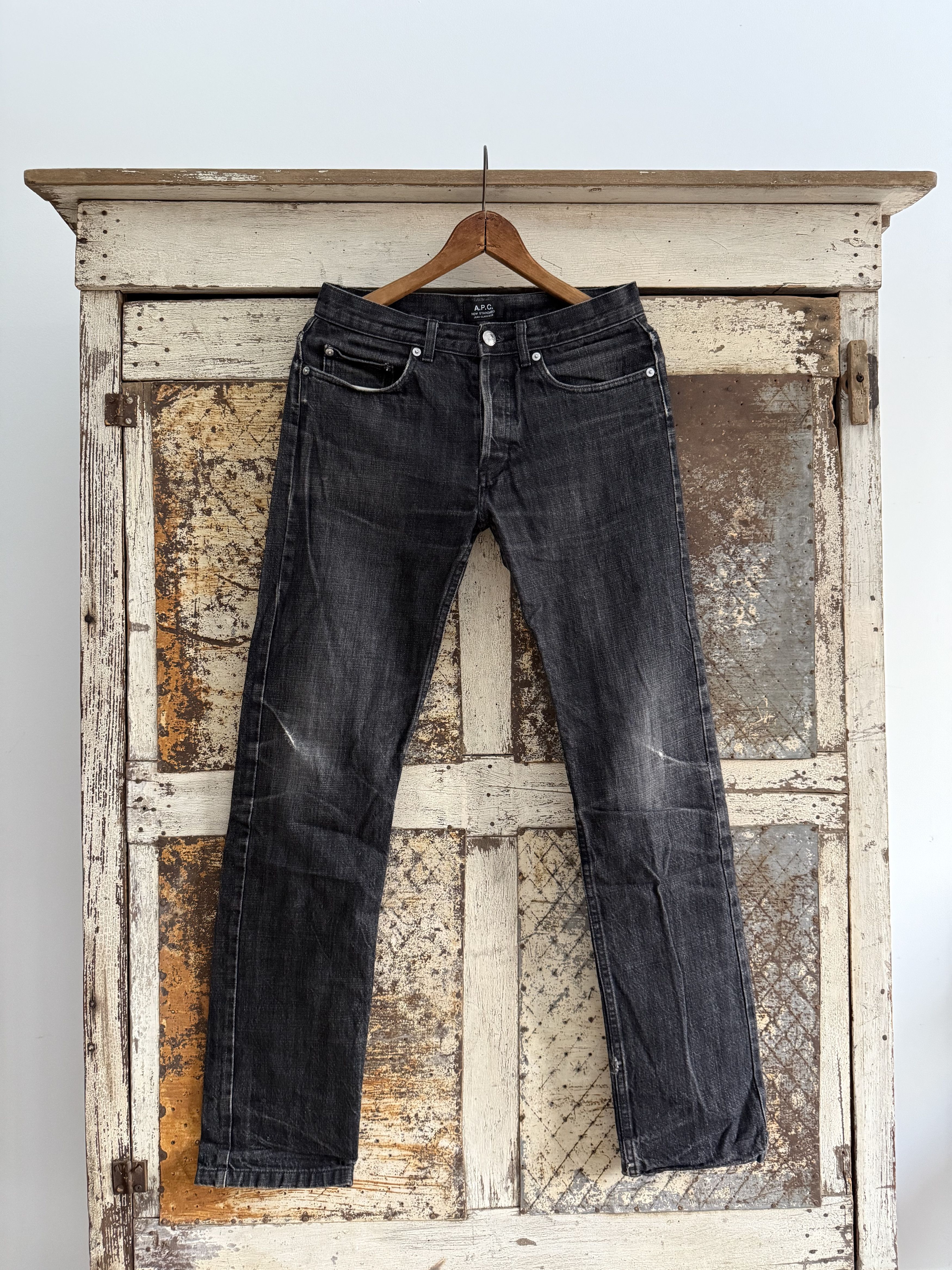 A.P.C. A.P.C. Petit Black Jeans Size US 31 - 1 Thumbnail