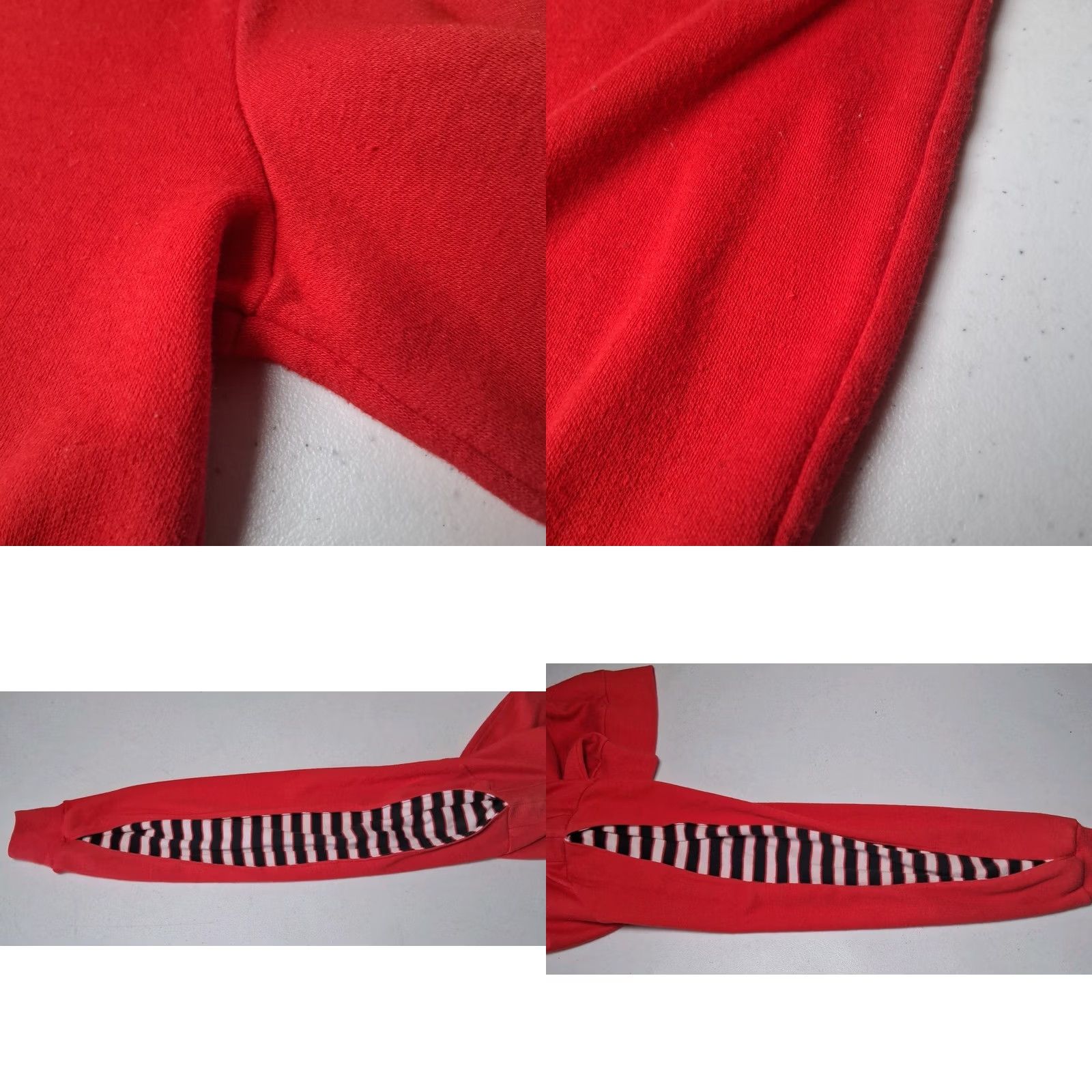 Etro VINTAGE 1980s Shirt Women Small Knit Red Black Stripe Long Sleeve Retro READ Size S / US 4 / IT 40 - 8 Thumbnail