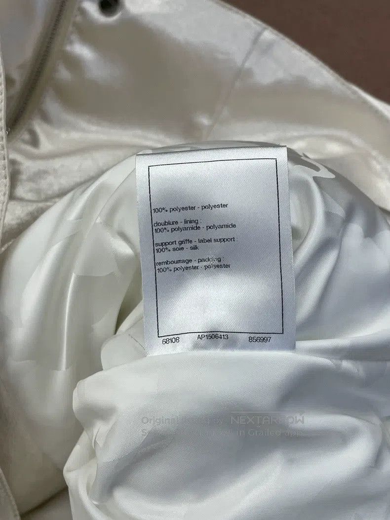 Chanel Chanel 23N Ski Series White Pearlescent Cotton Jacket Size XS / US 0-2 / IT 36-38 - 8 Thumbnail