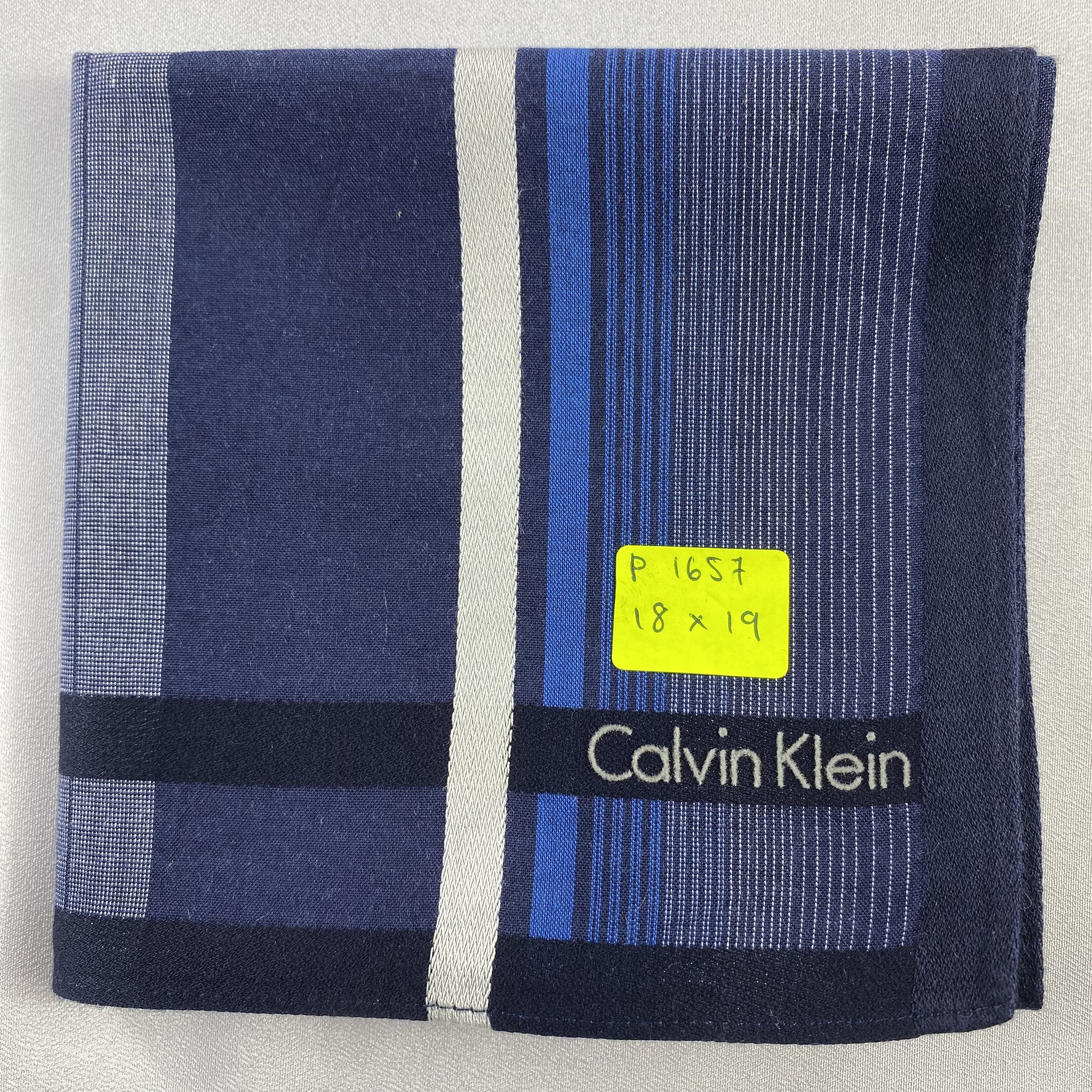 Calvin Klein × Vintage Calvin Klein Bandana/ Handkerchief / Neckerchief-P1657 Size ONE SIZE - 5 Thumbnail