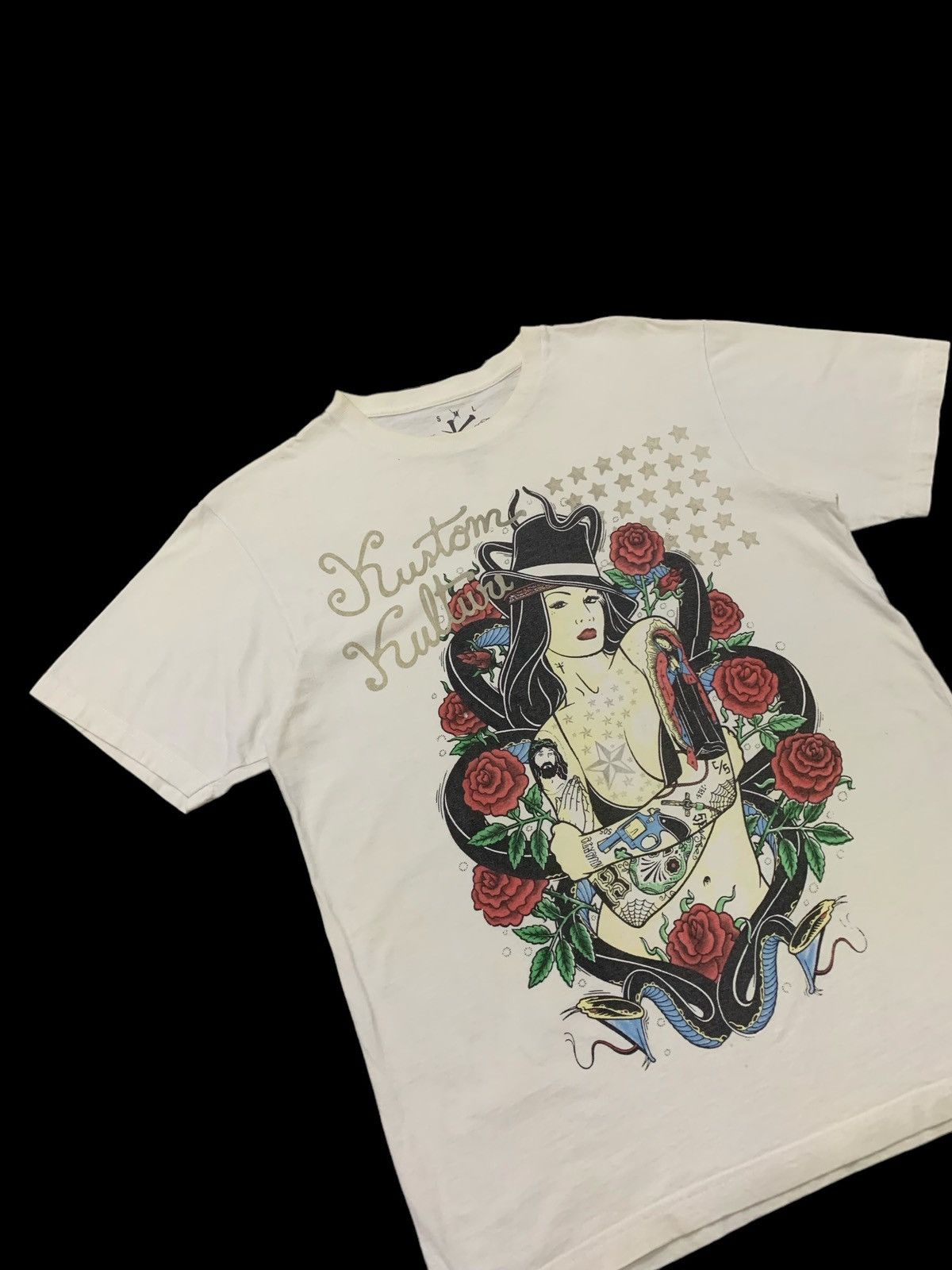 Hysteric Glamour × Japanese Brand Kustom kulture Japan Rabel Tattoo Sexy Bitch Tshirt Size US M / EU 48-50 / 2 - 5 Thumbnail