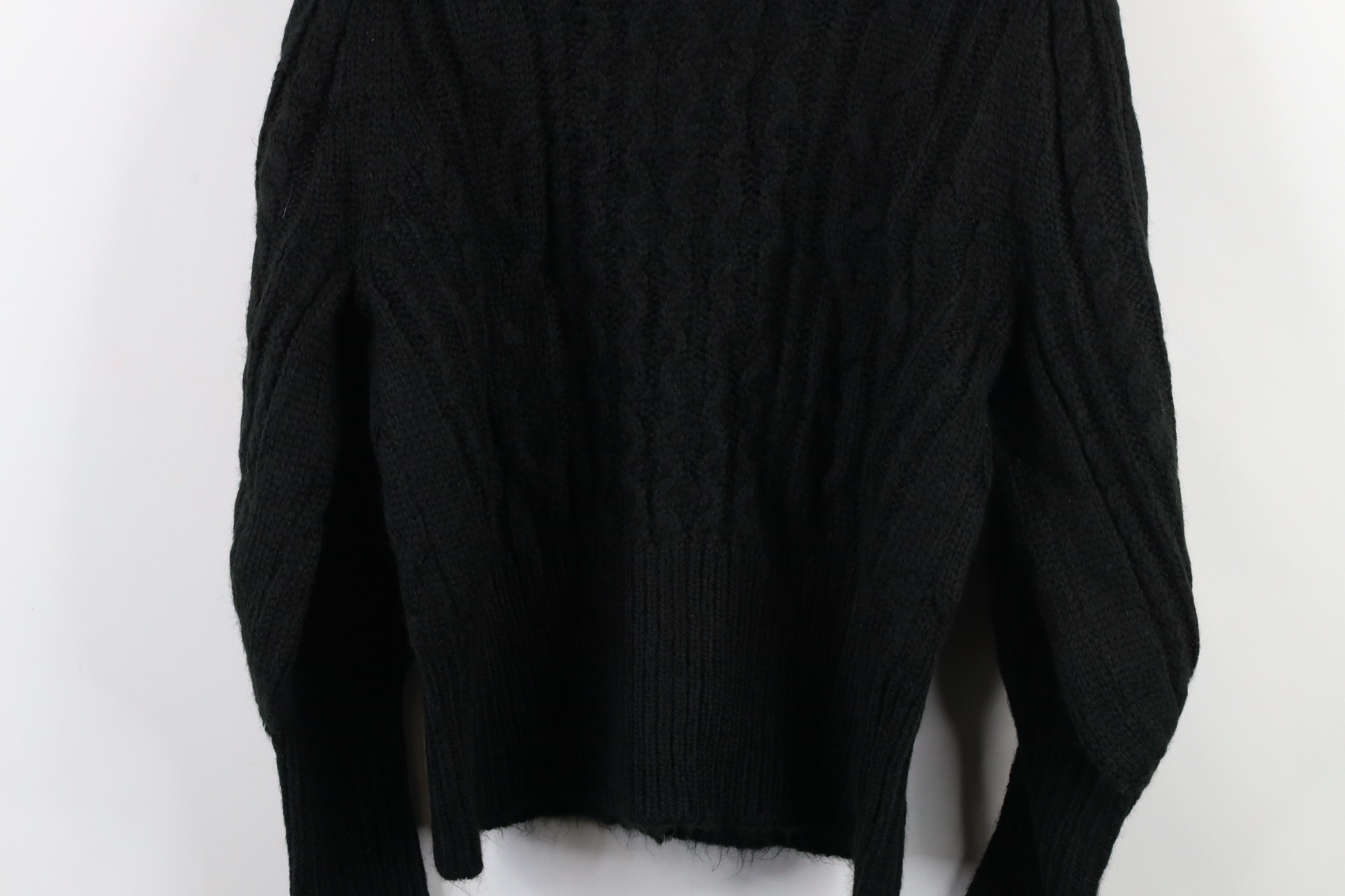 Vintage Deadstock Vintage 90s Streetwear Cable Knit Cardigan Sweater Size L / US 10 / IT 46 - 11 Thumbnail