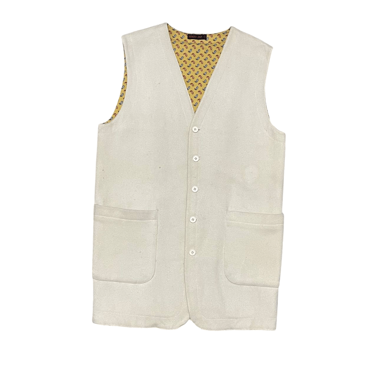 Kenzo Vintage Kenzo Japan Wool Long Vest Size US M / EU 48-50 / 2 - 2 Thumbnail