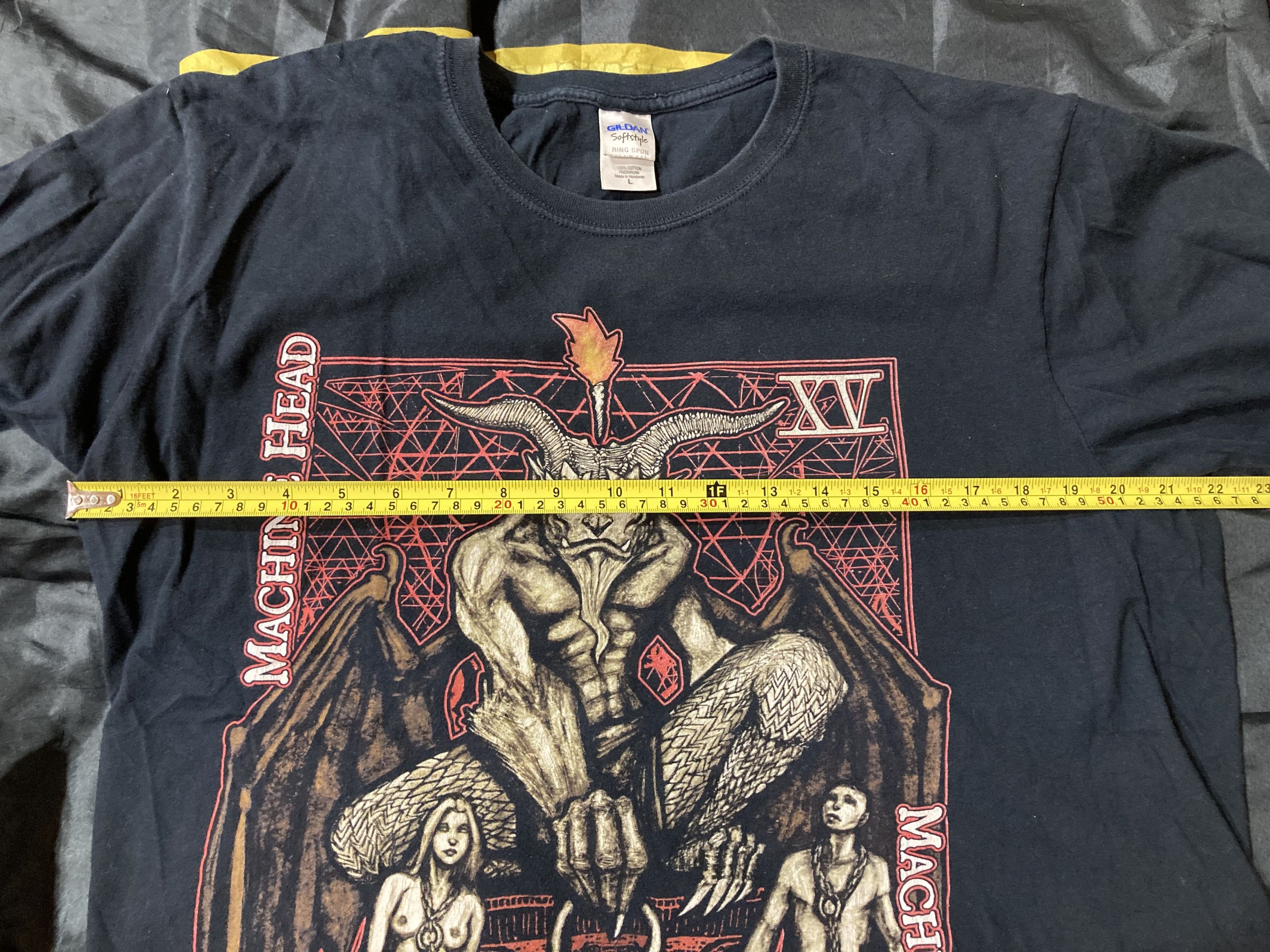 Band Tees Vintage Machine Head XV Devil 2013 Metal Thrash Tee Size US L / EU 52-54 / 3 - 6 Thumbnail