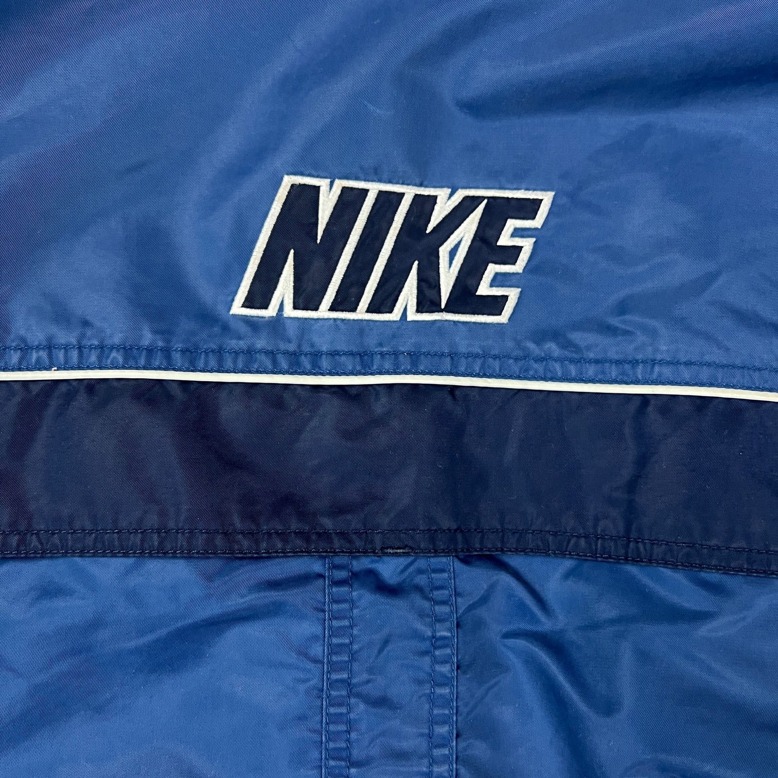 Nike × Vintage Nike Sportswear Jacket 2XL Swoosh Spell Out Full Zip Bomber Size US XXL / EU 58 / 5 - 7 Thumbnail