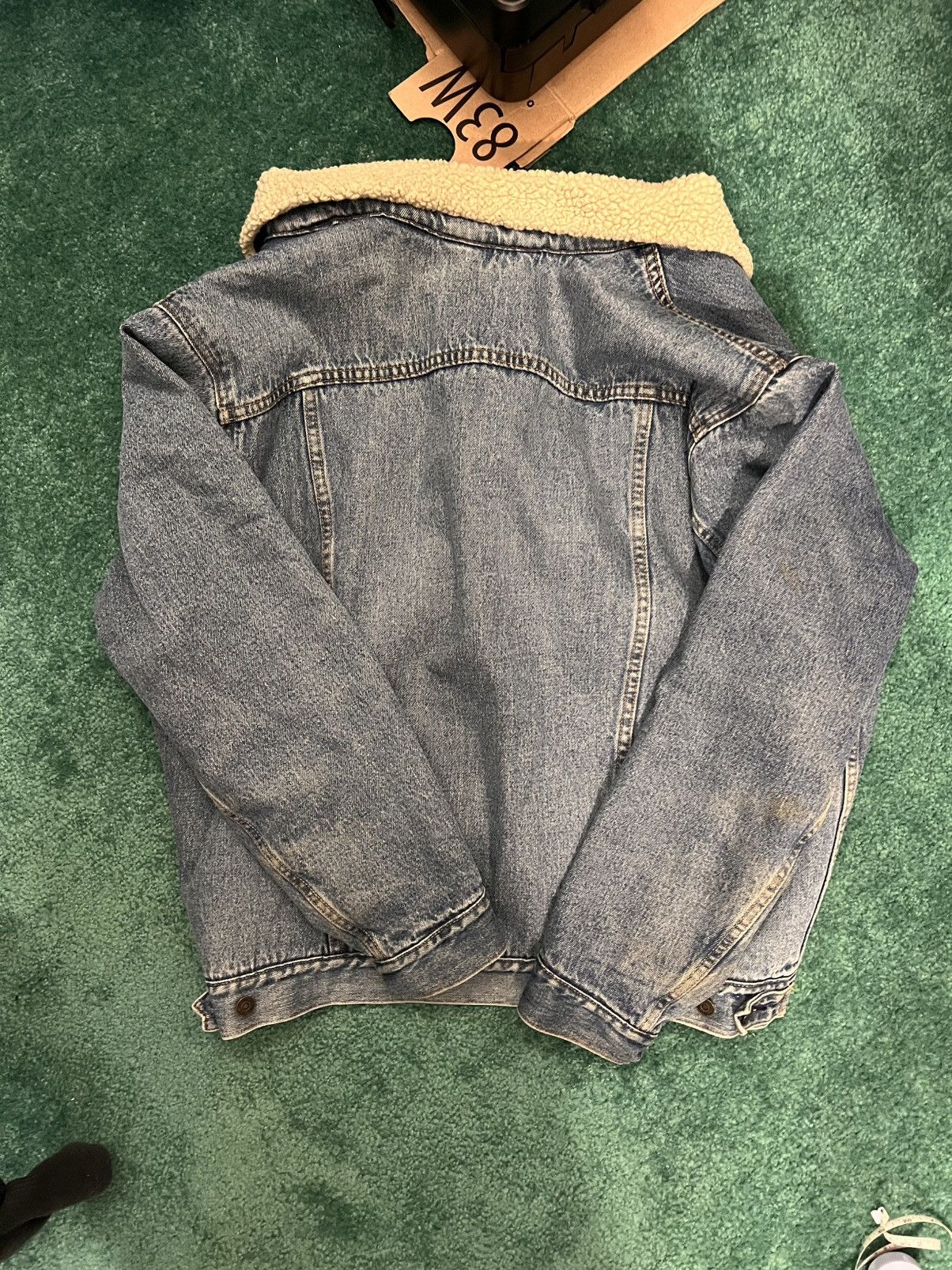 Levi's Vintage Clothing Vintage Levi’s Sherpa Lined Denim Jacket Size US XL / EU 56 / 4 - 4 Thumbnail