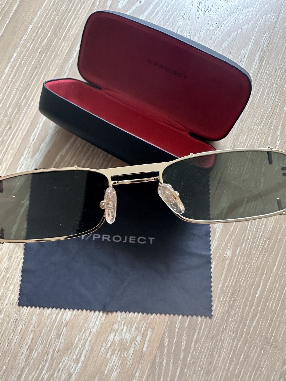 image of Yproject Sunglasses in Black, Women's