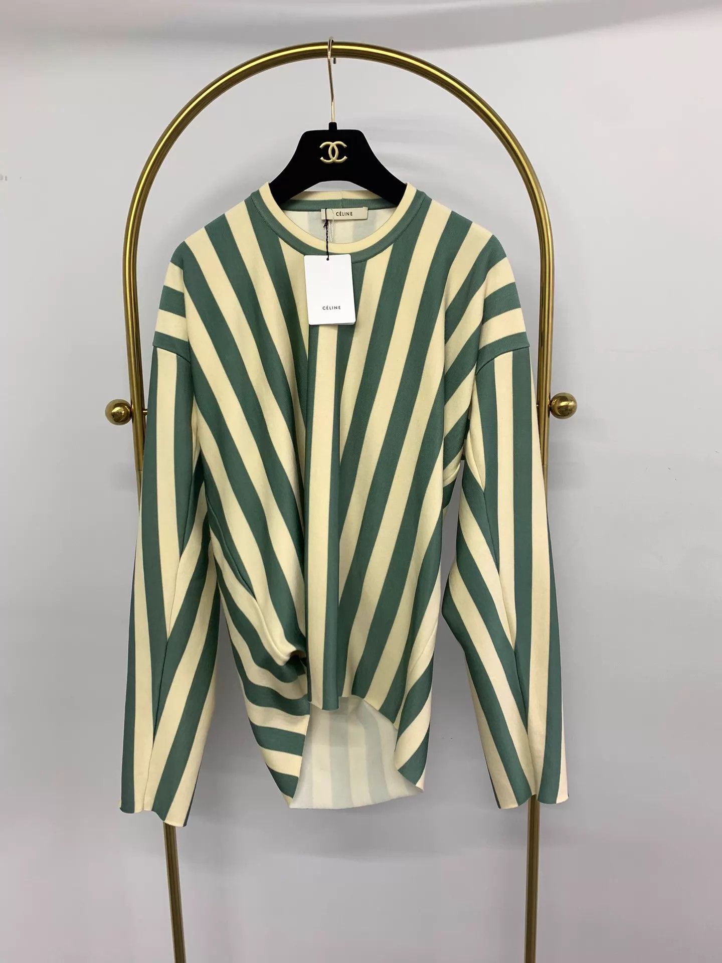 Celine Celine colorblock stripe oversized top XS Size XS / US 0-2 / IT 36-38 - 1 Thumbnail