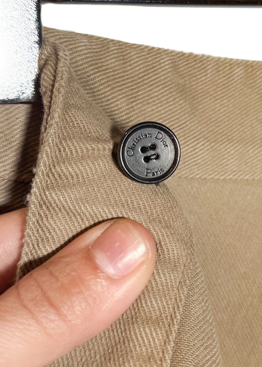 Dior Dior SS22 Beige Butterfly Print Pleated Cargo Wrap Skirt Size 30" / US 8 / IT 44 - 10 Thumbnail