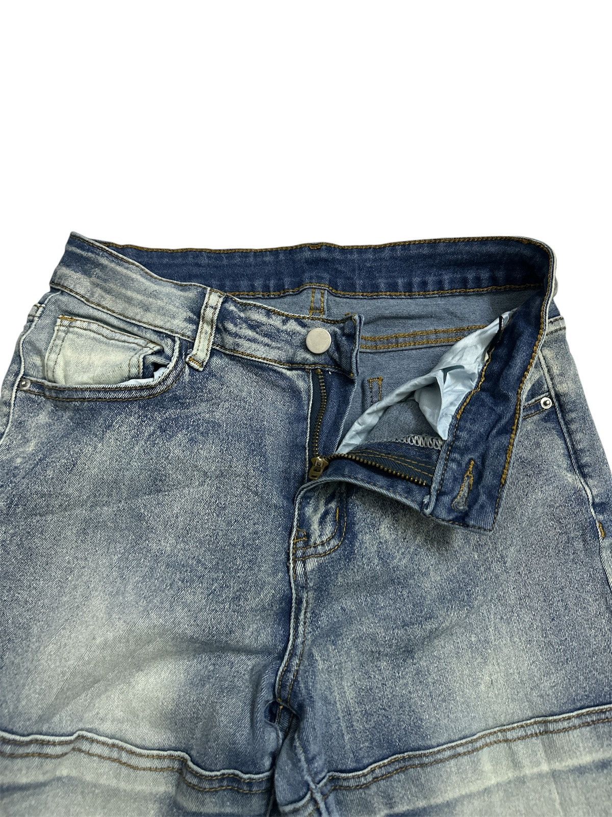Tornado Mart 2000s Shein Flare Hagi Style Jeans Y2K Goa Lgb Avant Garde Size US 31 - 5 Thumbnail