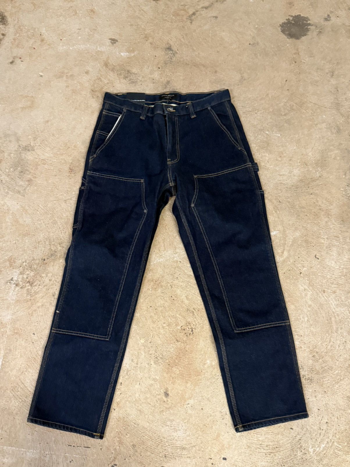 Banana Republic Dark Blue Wash Carpenter Pants Size 32 Size US 32 / EU 48 - 3 Thumbnail