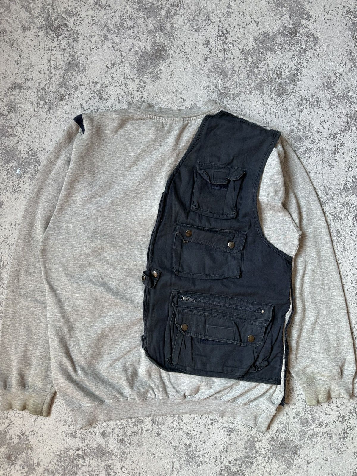 Dickies Custom Dickies Hybrid Tactical Sweatshirt Distressed Details Size US L / EU 52-54 / 3 - 2 Thumbnail
