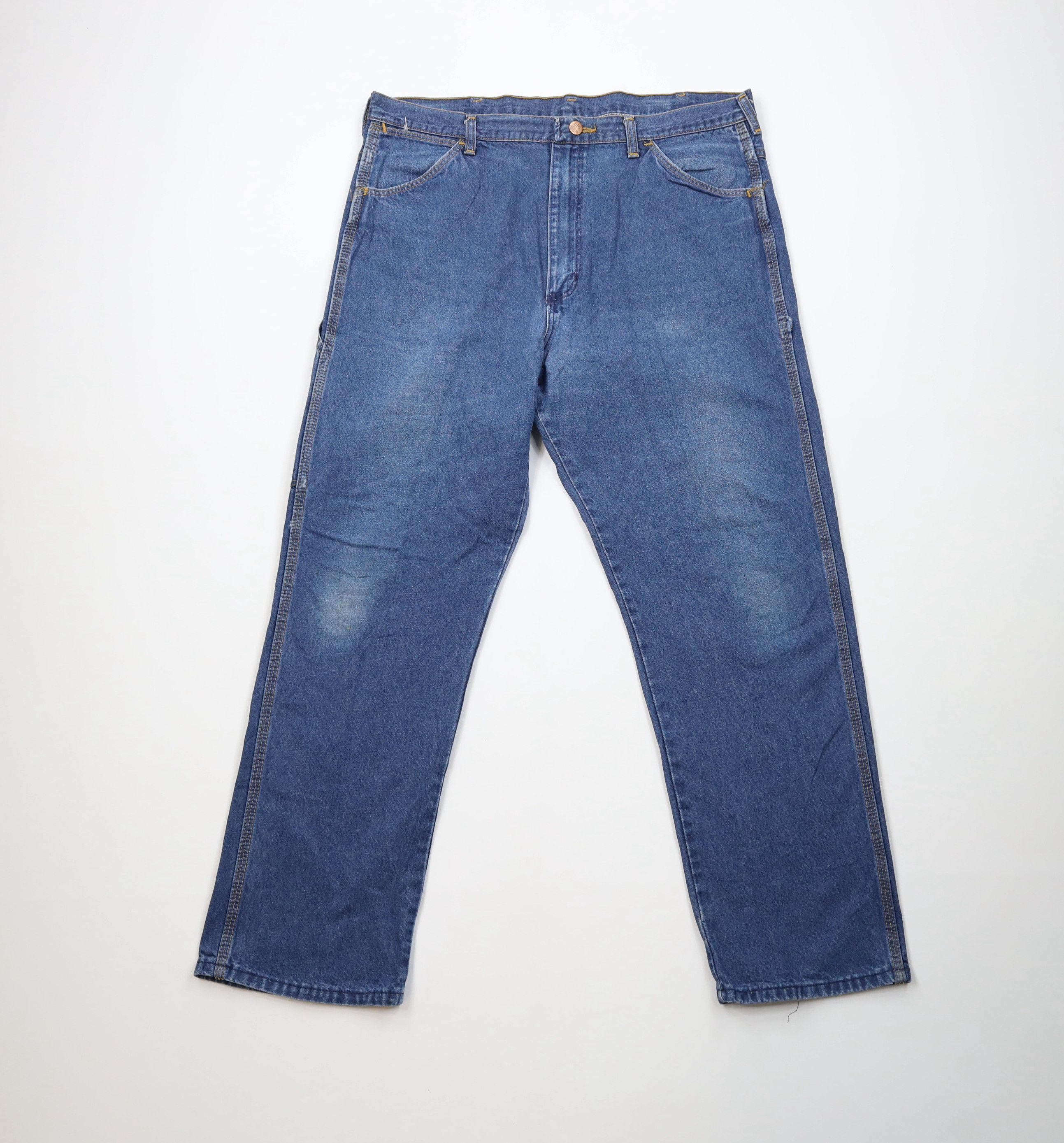 Vintage Vintage 90s Streetwear Workwear Bootcut Denim Jeans USA Size US 38 / EU 54 - 1 Thumbnail