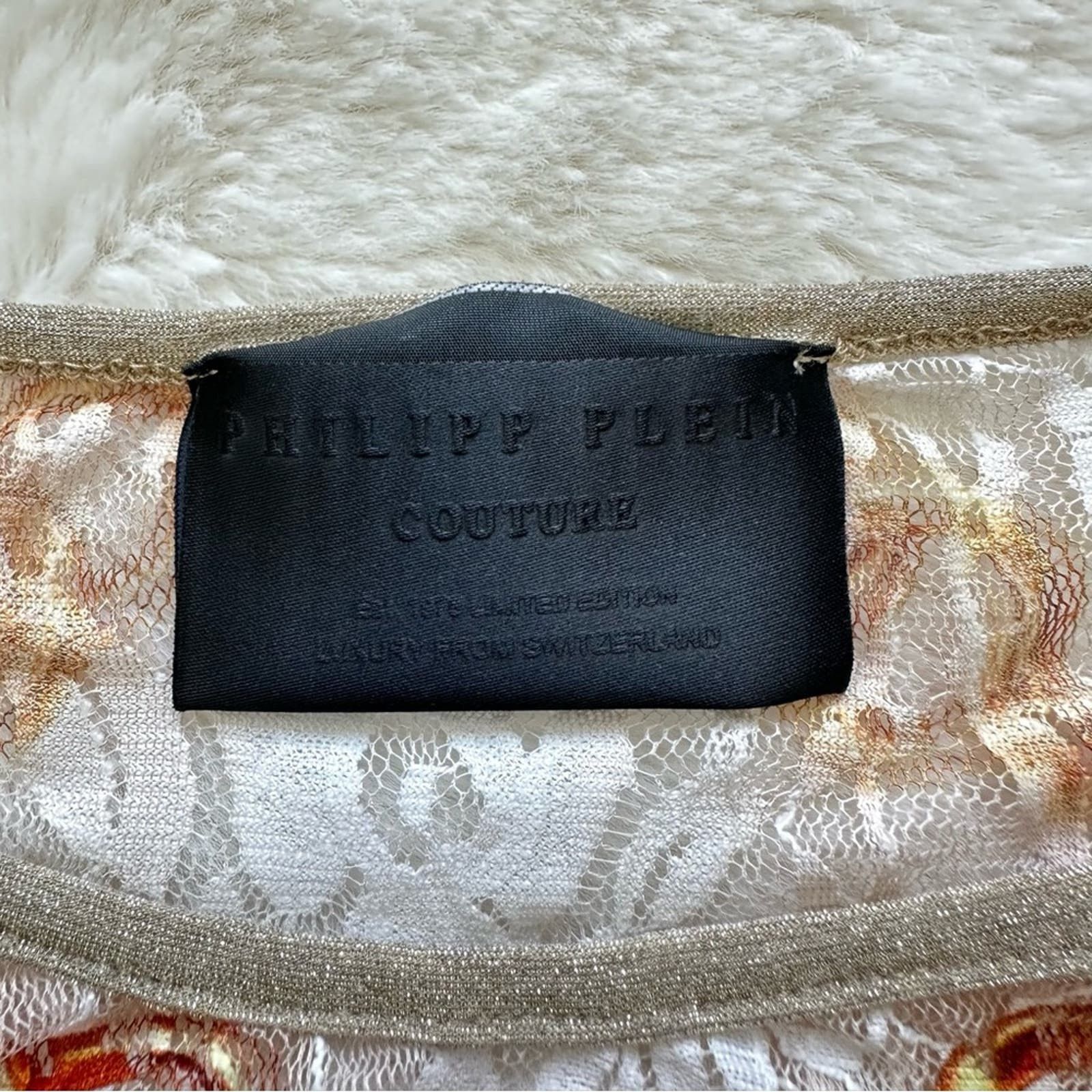 Philipp Plein women sheer top size M Authentic Retail 750$