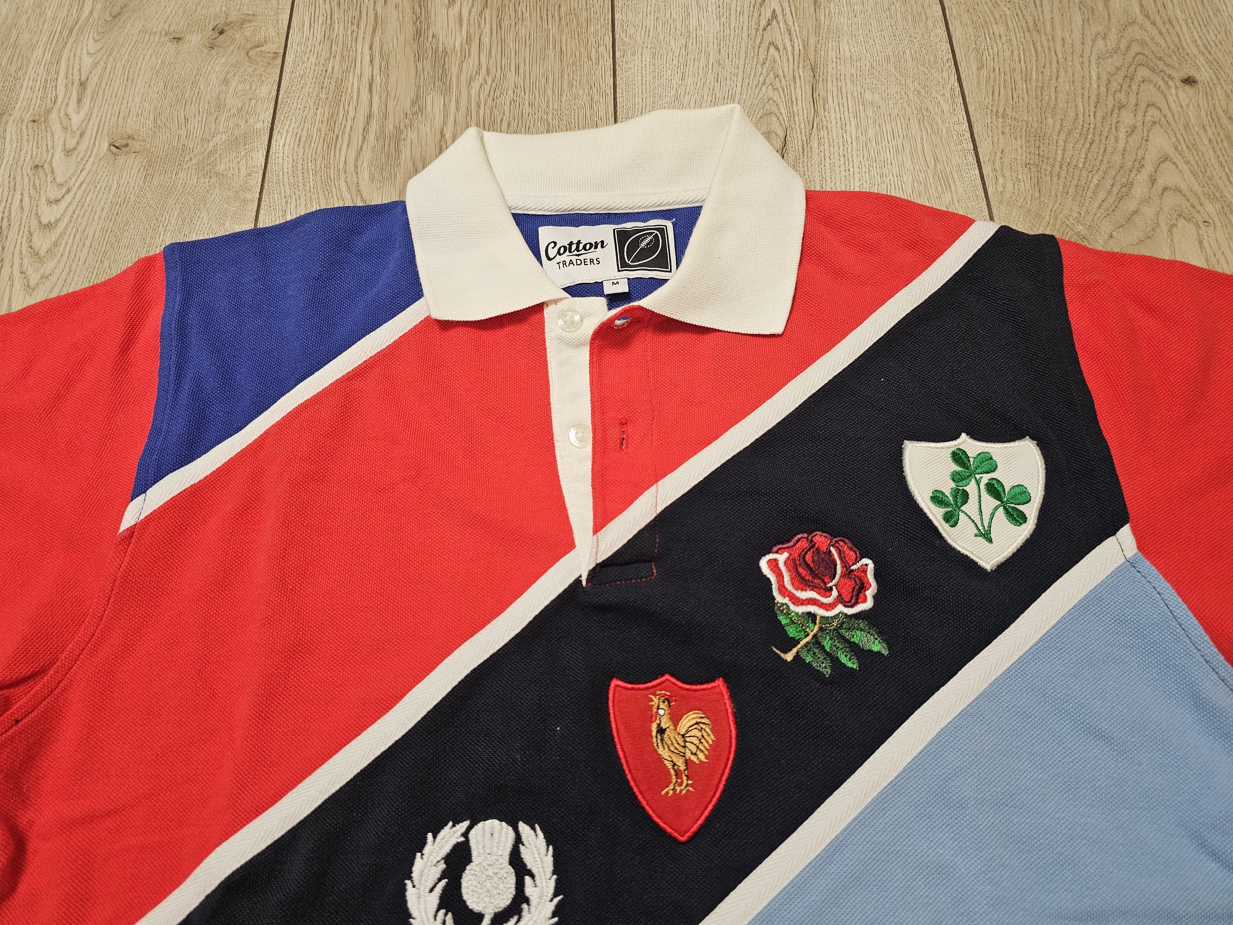 Vintage VINTAGE SIX NATIONS RUGBY SHIRT POLO JERSEY RUGBY POLO SHIRT Size US M / EU 48-50 / 2 - 3 Thumbnail