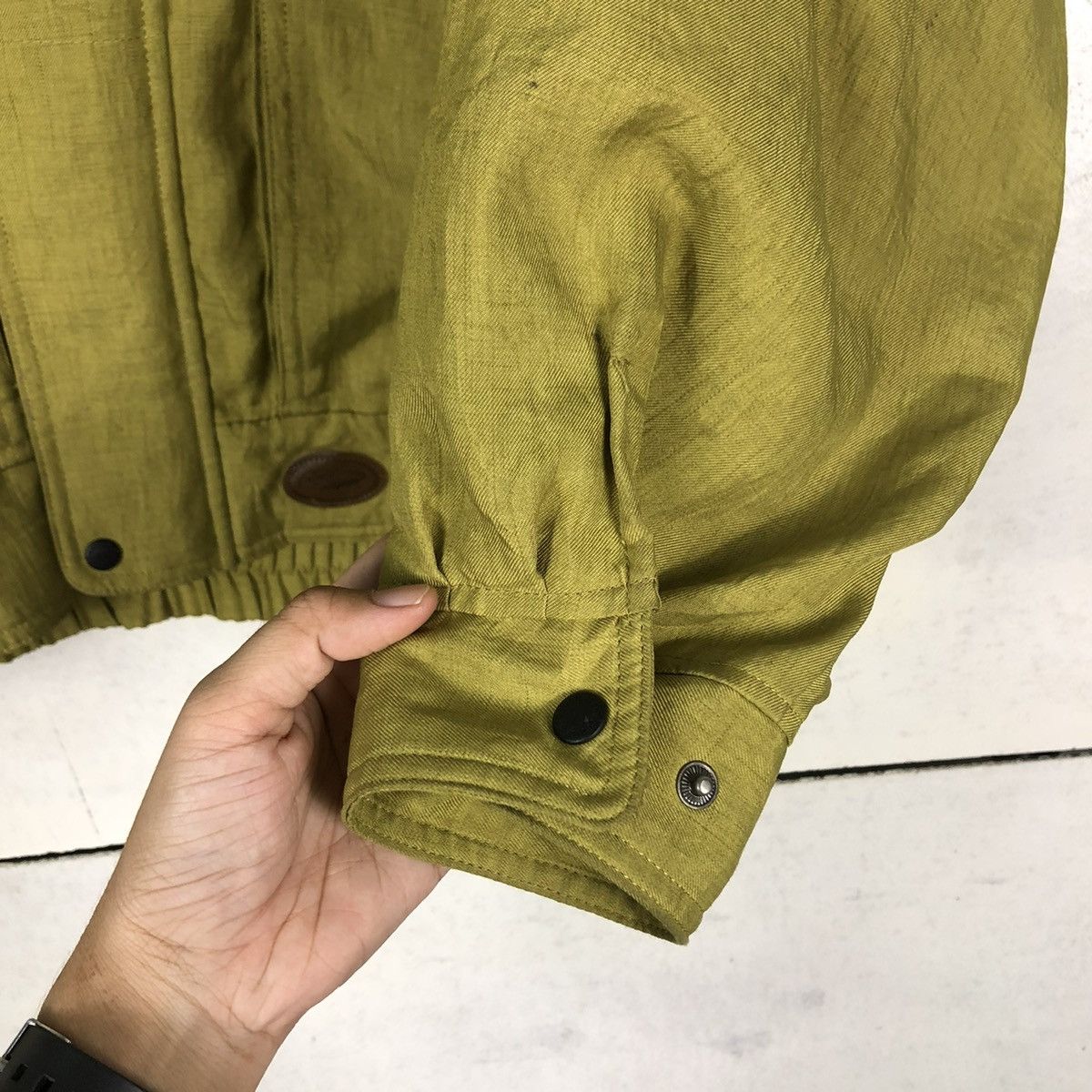 Japanese Brand × Vintage 📌VINTAGE BOMBER JACKET CROCODILE MINK FUR BLANKET Size US M / EU 48-50 / 2 - 15 Thumbnail