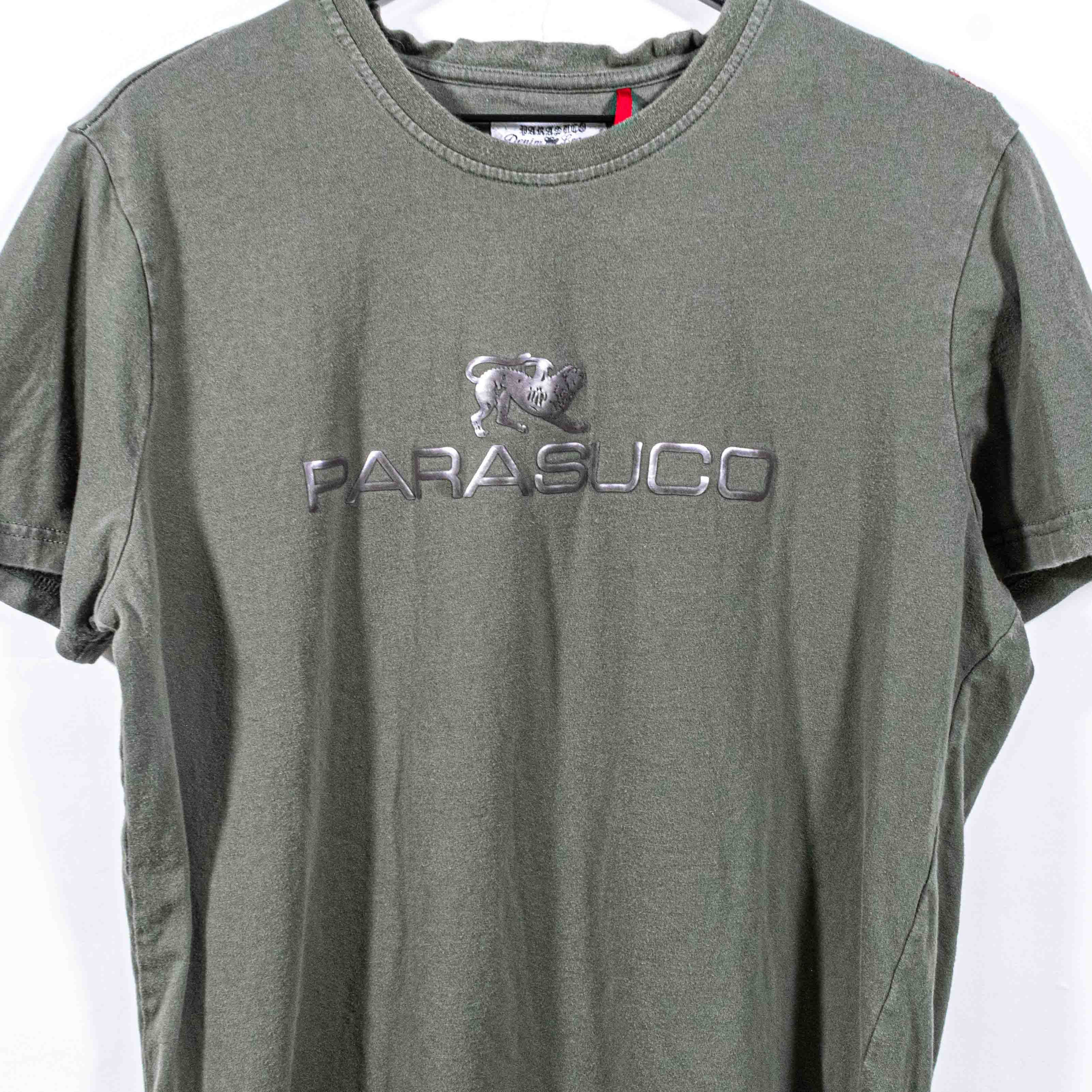 Parasuco Parasuco Jeans Logo Spell Out T-Shirt XL Y2K Hip Hop Skate Size US XL / EU 56 / 4 - 3 Thumbnail