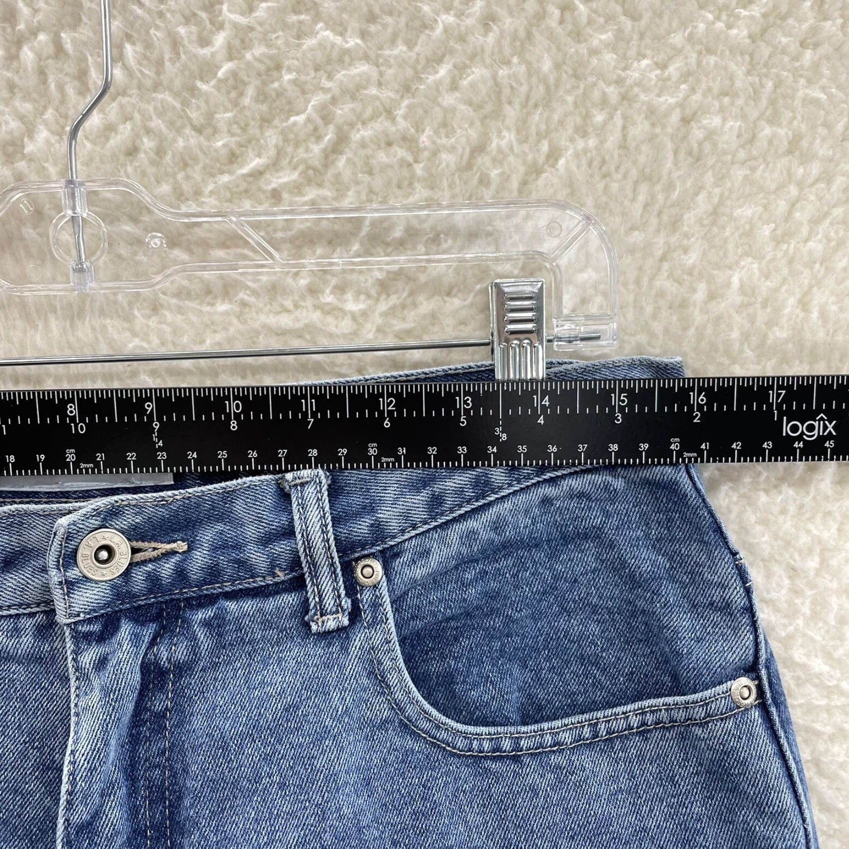 Vintage VINTAGE 90s Y2K Jeans 14 32 High Waisted Bootcut Medium Wash Denim 100% Cotton L.A. Blues Women's Jeans Mens? Size 36" / US 14 / IT 50 - 6 Thumbnail