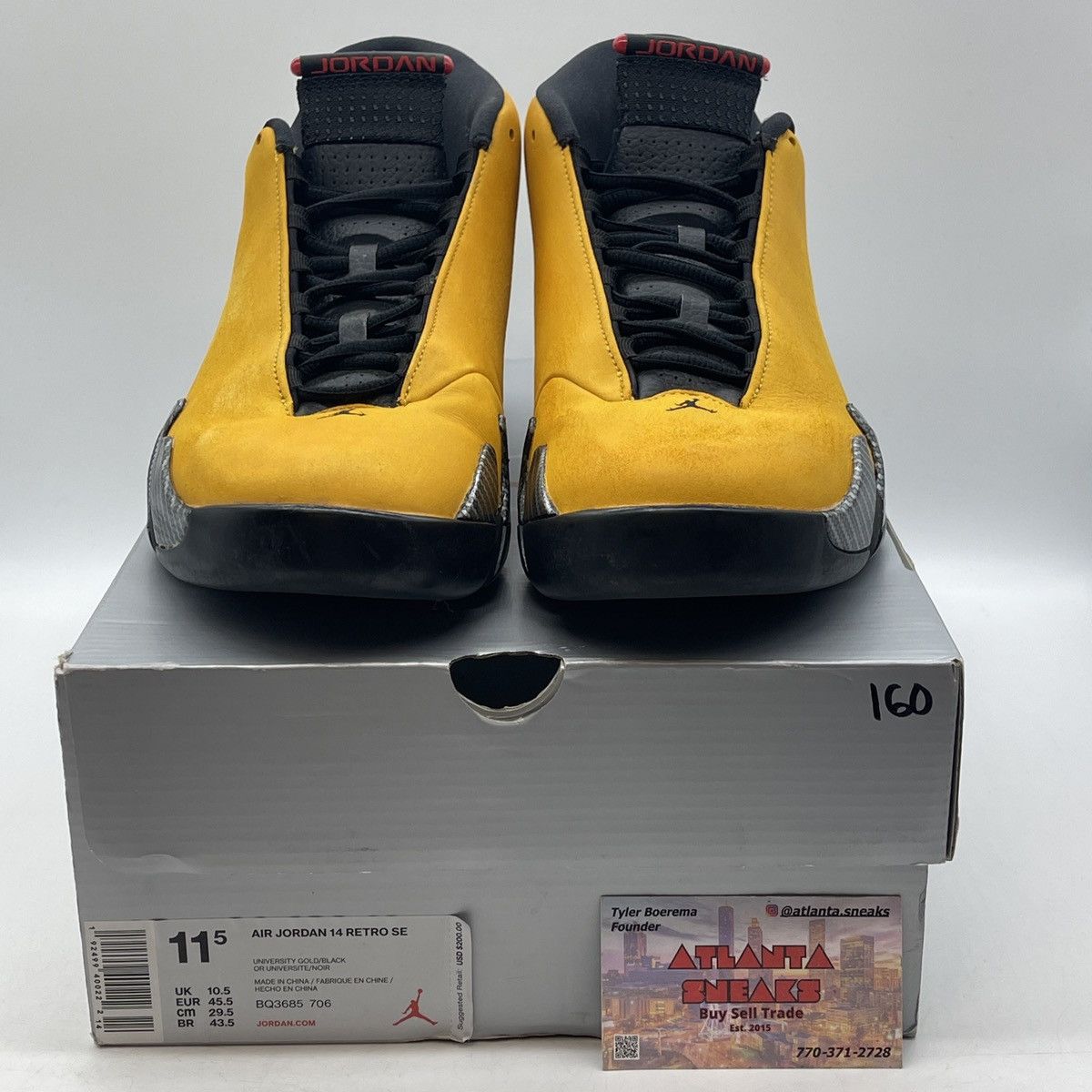 Jordan Brand Air Jordan 14 reverse Ferrari Size US 11.5 / EU 44-45 - 2 Thumbnail