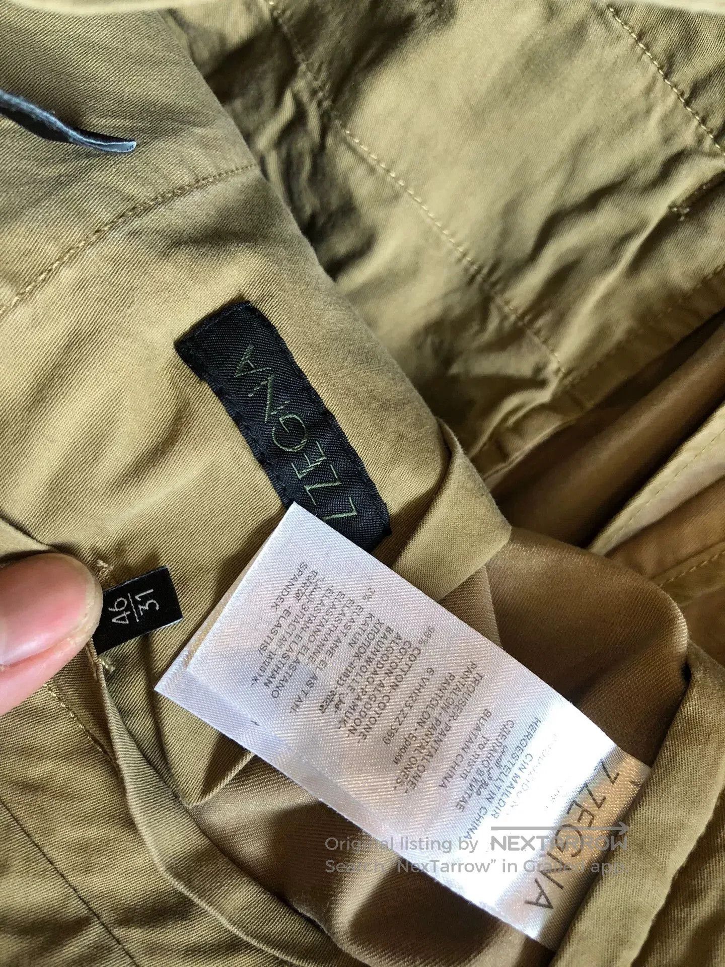 Ermenegildo Zegna Zegna Sport Men's Casual Cotton Pants. Size US 31 - 6 Thumbnail