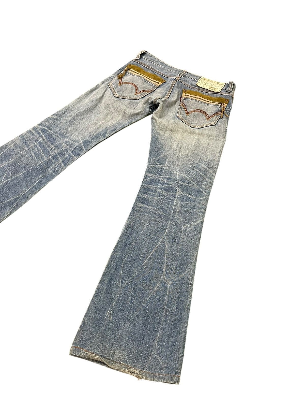 Edwin Flare Jeans Edwin Native Faded Boot Cut Chrome Hearts 2🟦7 Size US 32 / EU 48 - 3 Thumbnail