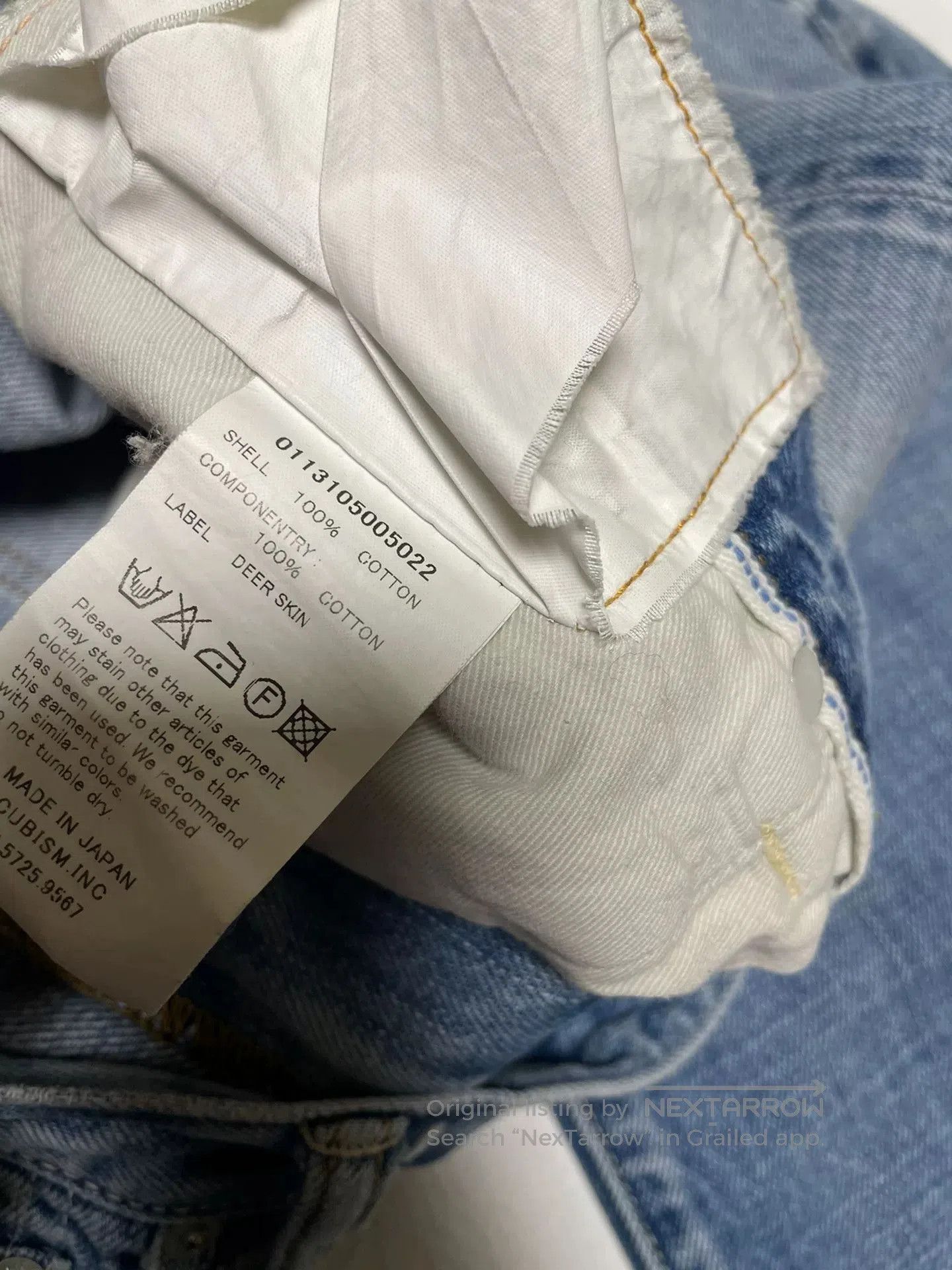 Visvim visvim 05d10 cross patch washed denim pants. Size US 34 / EU 50 - 5 Thumbnail