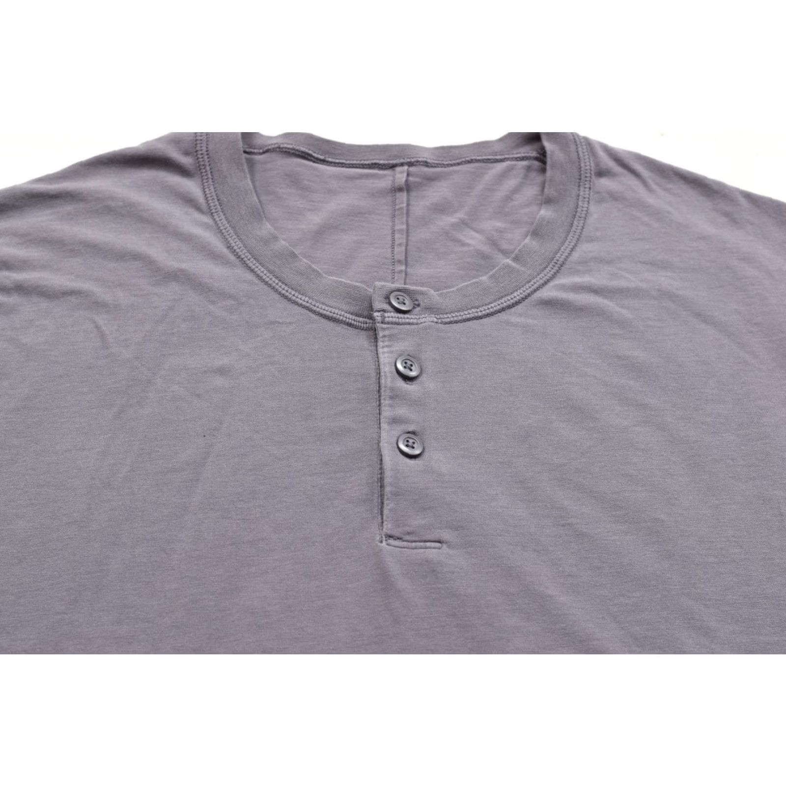 Lululemon Lululemon 5 Year Basic Long Sleeve Henley T-Shirt Size L Men Gray Solid Athletic Henley Shirt Winter Spring Fall Mens Size US L / EU 52-54 / 3 - 7 Thumbnail