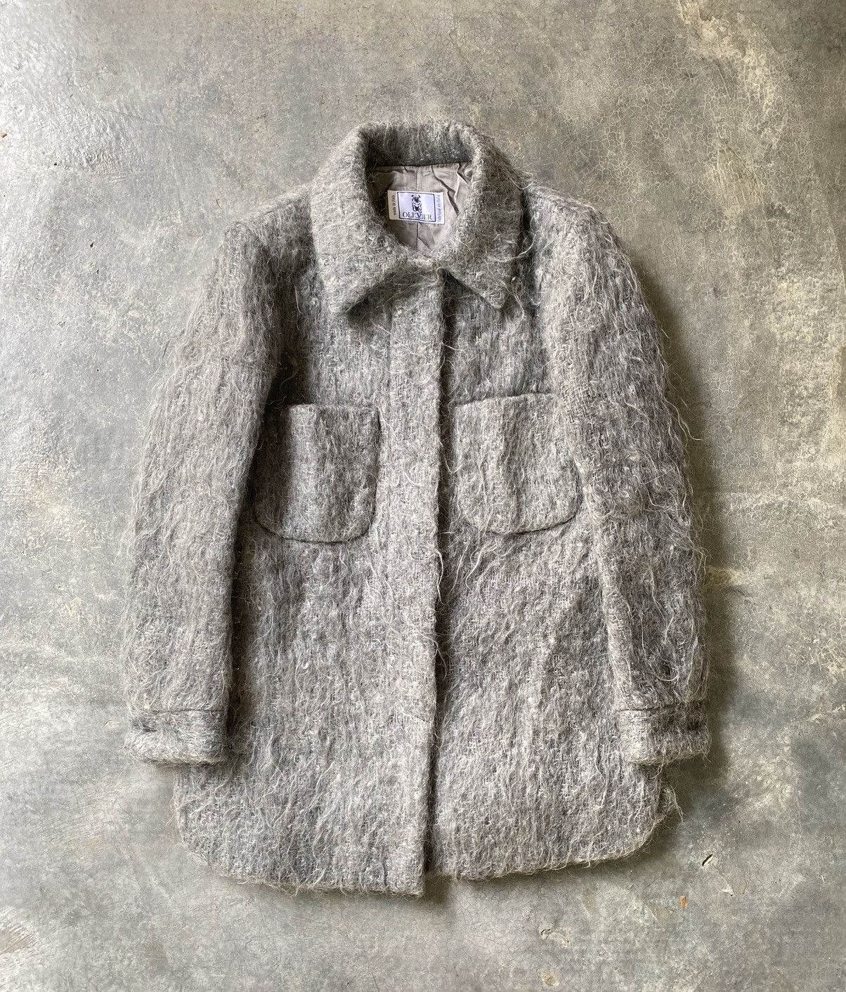 Valentino 1990s Oliver by Valentino MOHAIR long Jacket Size M / US 6-8 / IT 42-44 - 2 Thumbnail