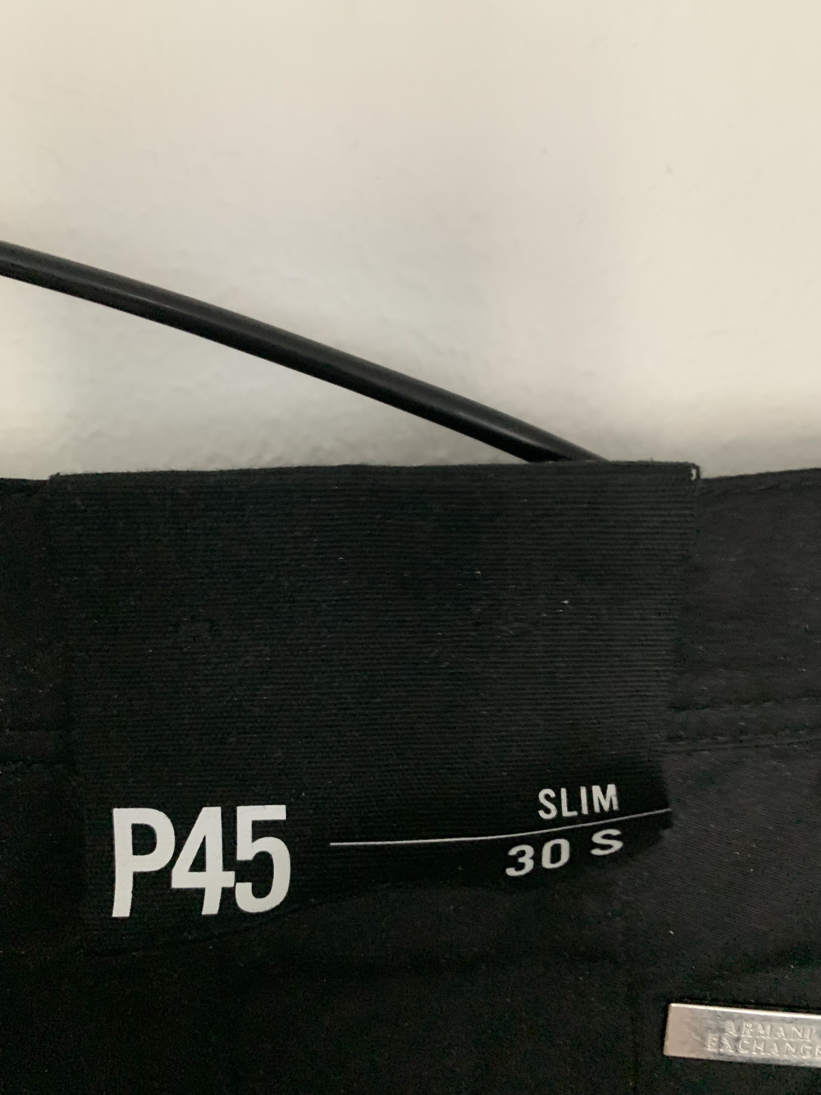 Armani Exchange Armani Exchange Chinos Black W30 Slim Size US 30 / EU 46 - 4 Thumbnail