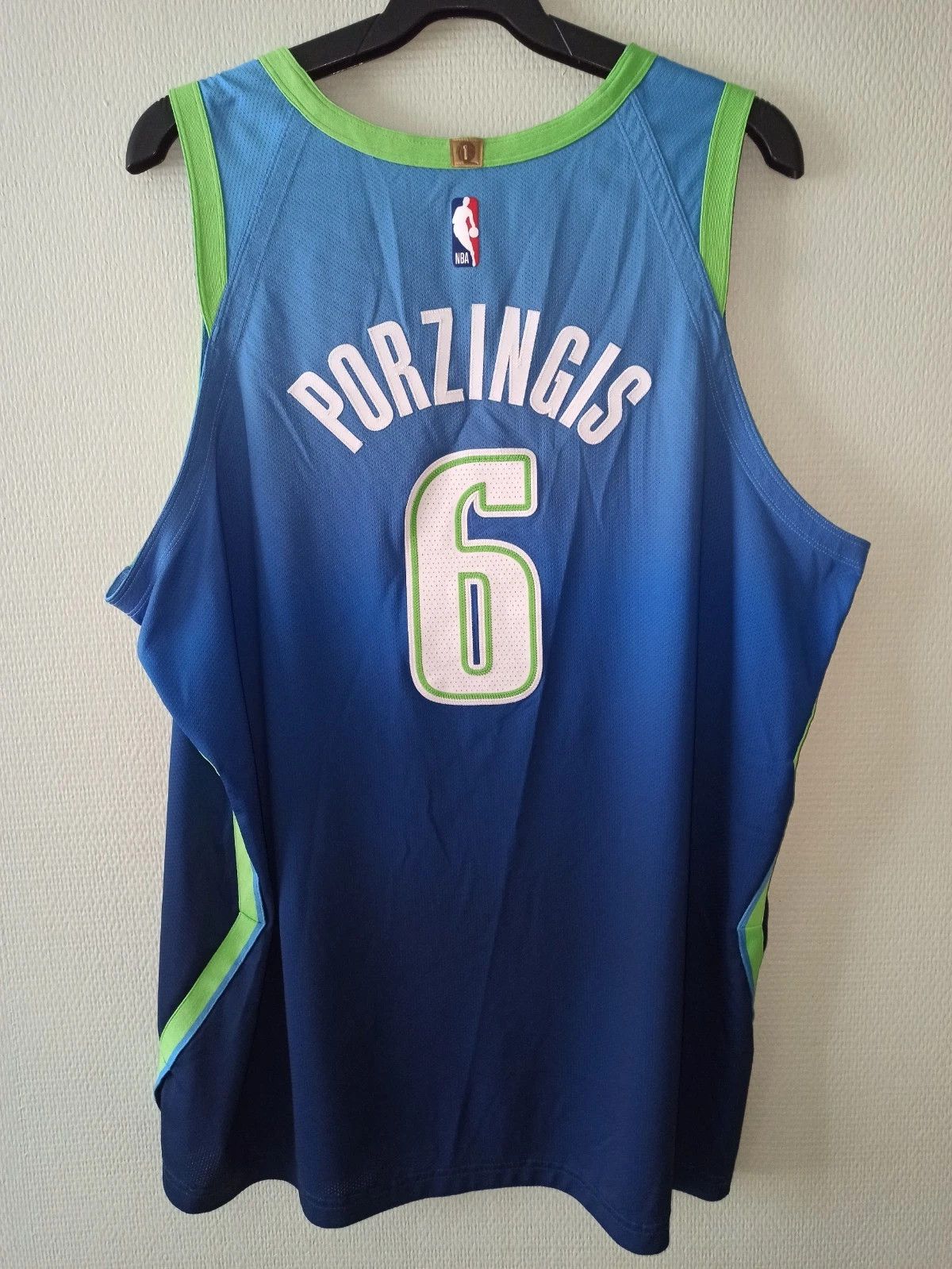 NBA × Nike Authentic Nike Dallas Mavericks City Jersey Porzingis vapor Size US XXL / EU 58 / 5 - 5 Thumbnail