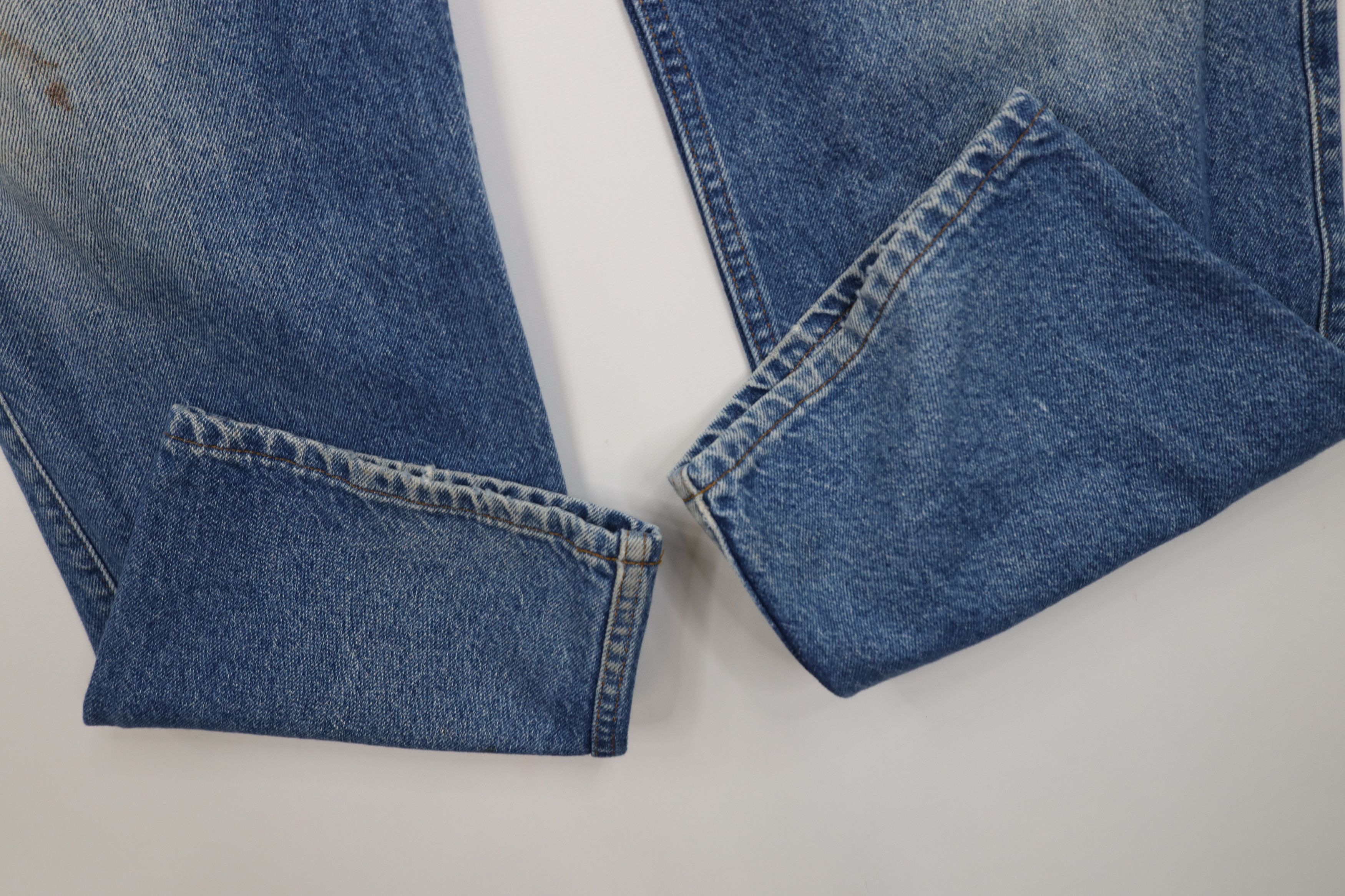 Levi's Vintage 90s Levis 540 Relaxed Fit Wide Leg Jeans Blue Size US 42 / EU 58 - 5 Thumbnail