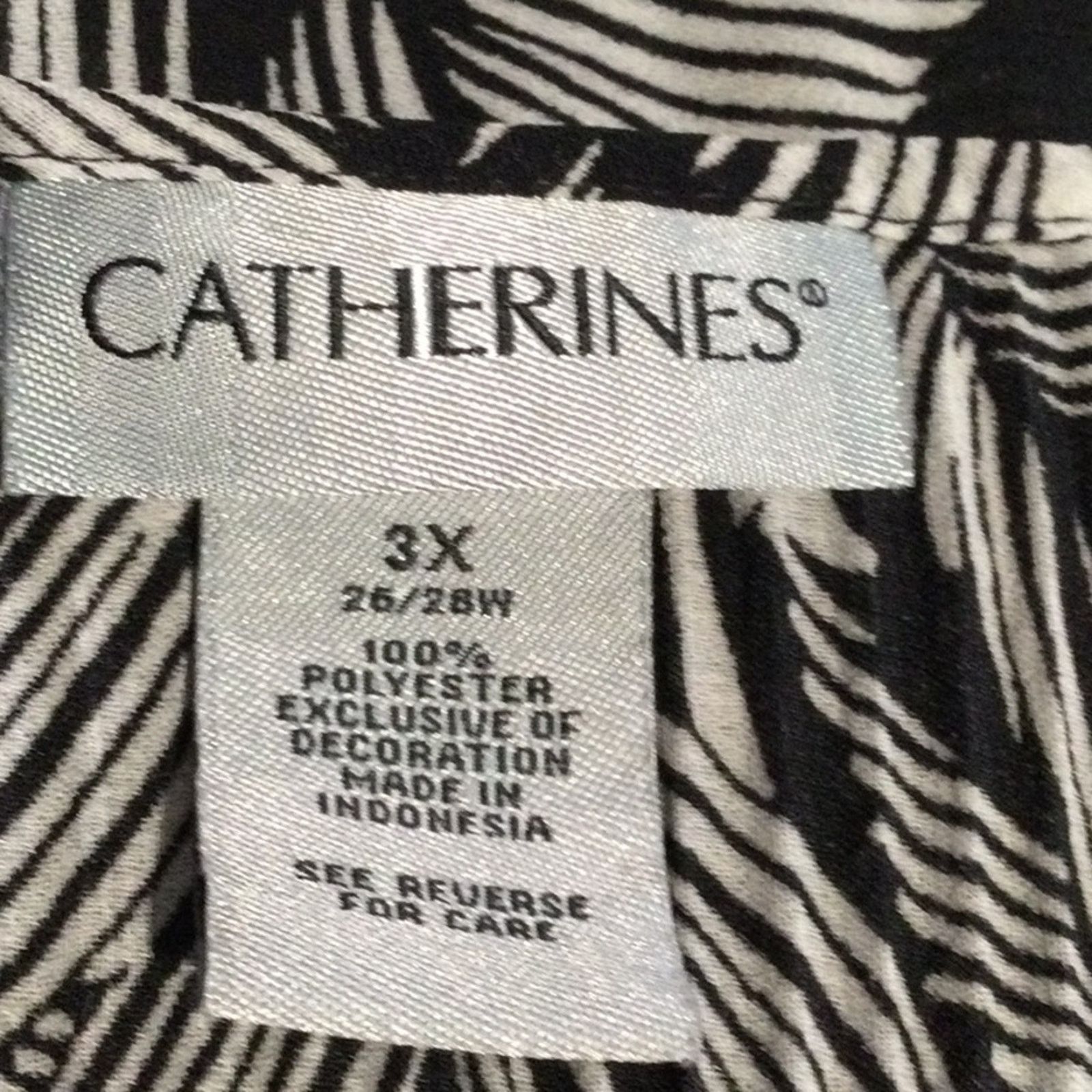 Other Catherines Multicolor Stretch Beaded Blouse Size 3X 26/28W Size 3XL / US 20-22 - 12 Thumbnail