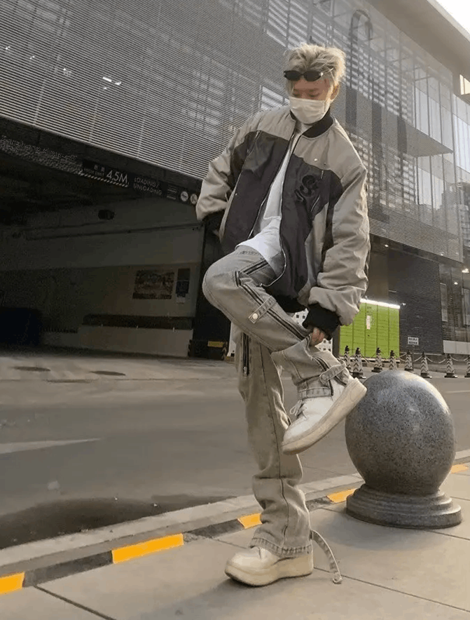 Japanese Brand × Jean Distressed Washing Zip Up Micro Flare Jeans Size US 30 / EU 46 - 3 Thumbnail
