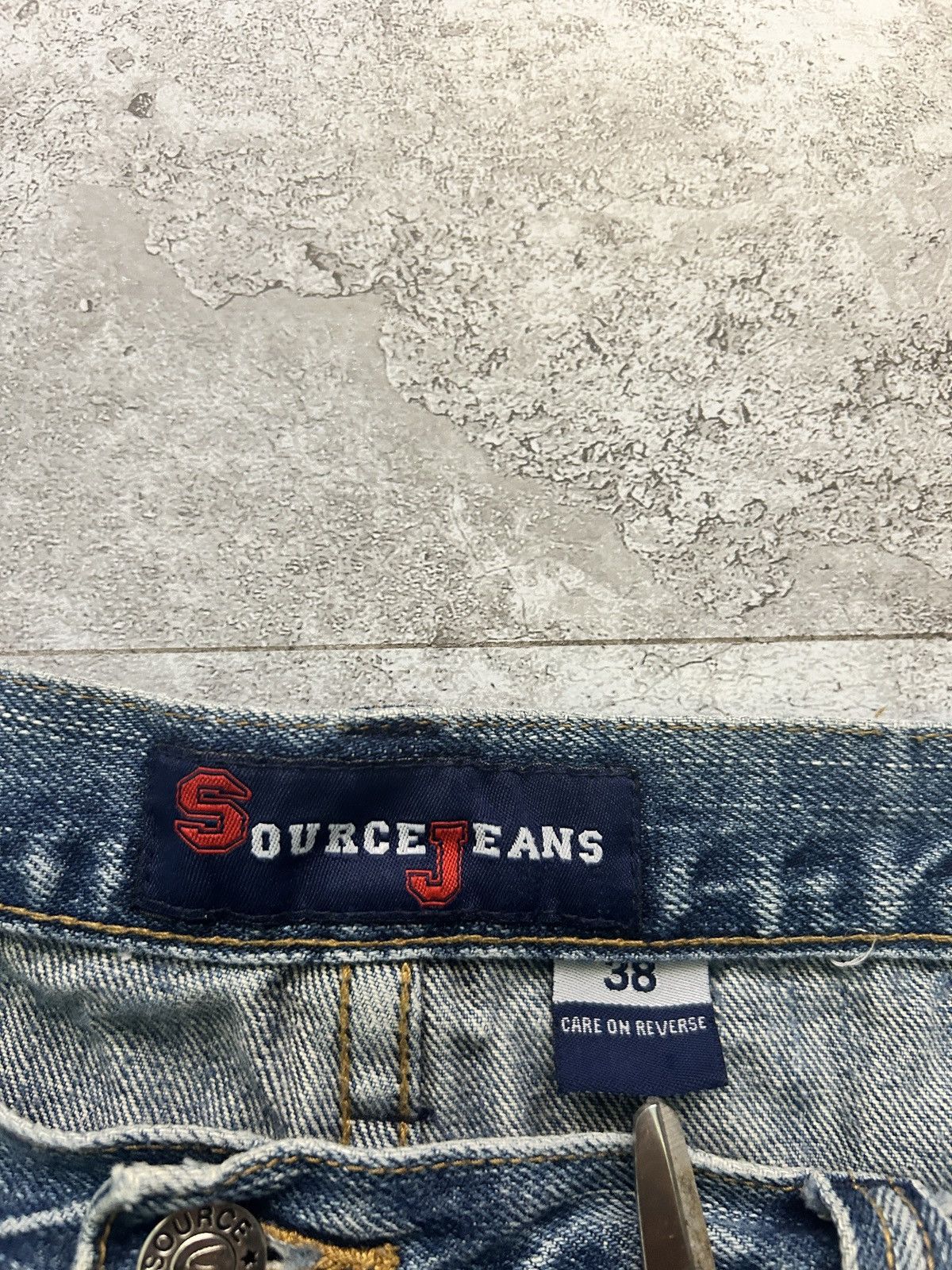 Other × Vintage Rare vintage denim shorts with unique patchwork design Size US 38 / EU 54 - 8 Thumbnail