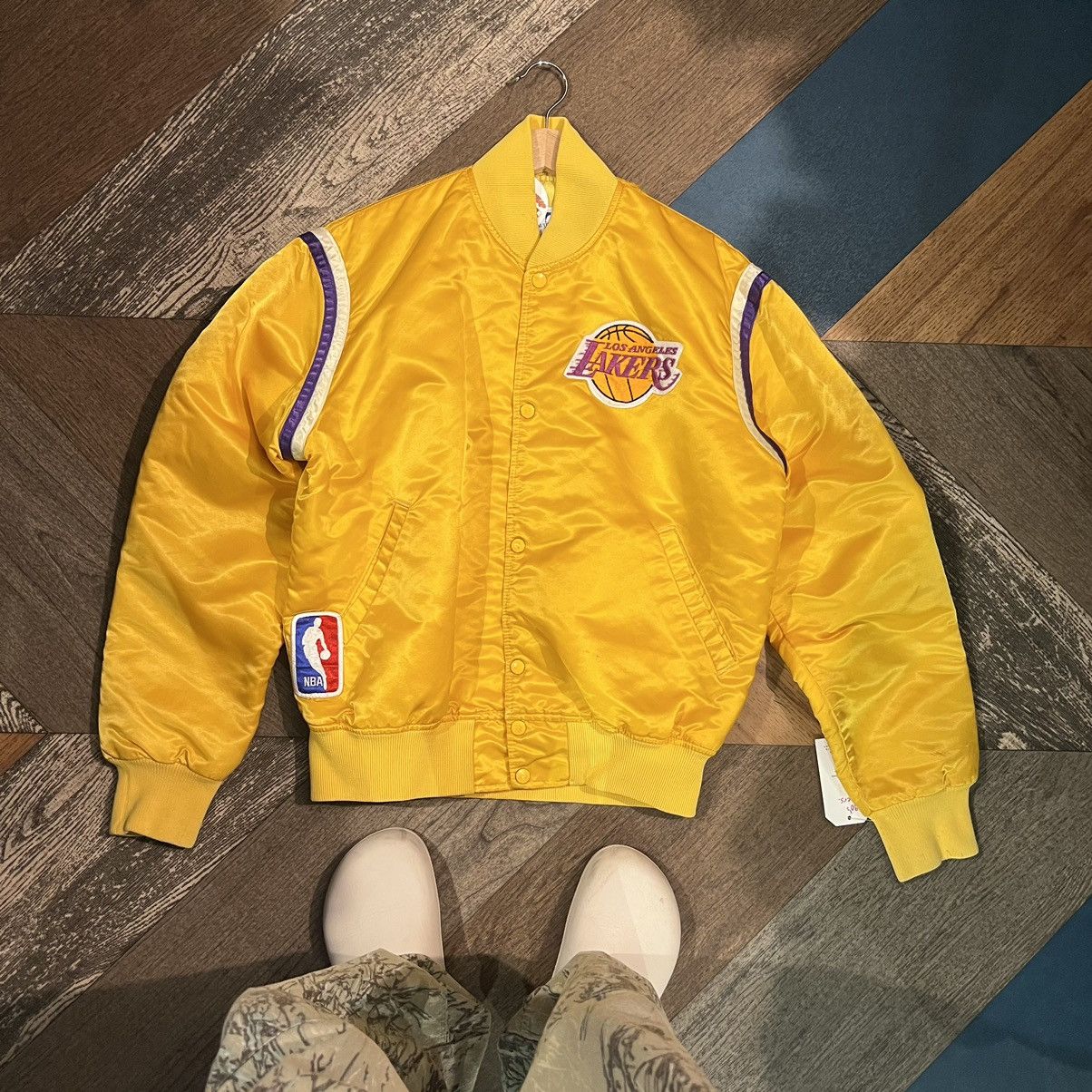 Starter Los Angeles lakers starter satin jacket 1980s Size US L / EU 52-54 / 3 - 1 Thumbnail
