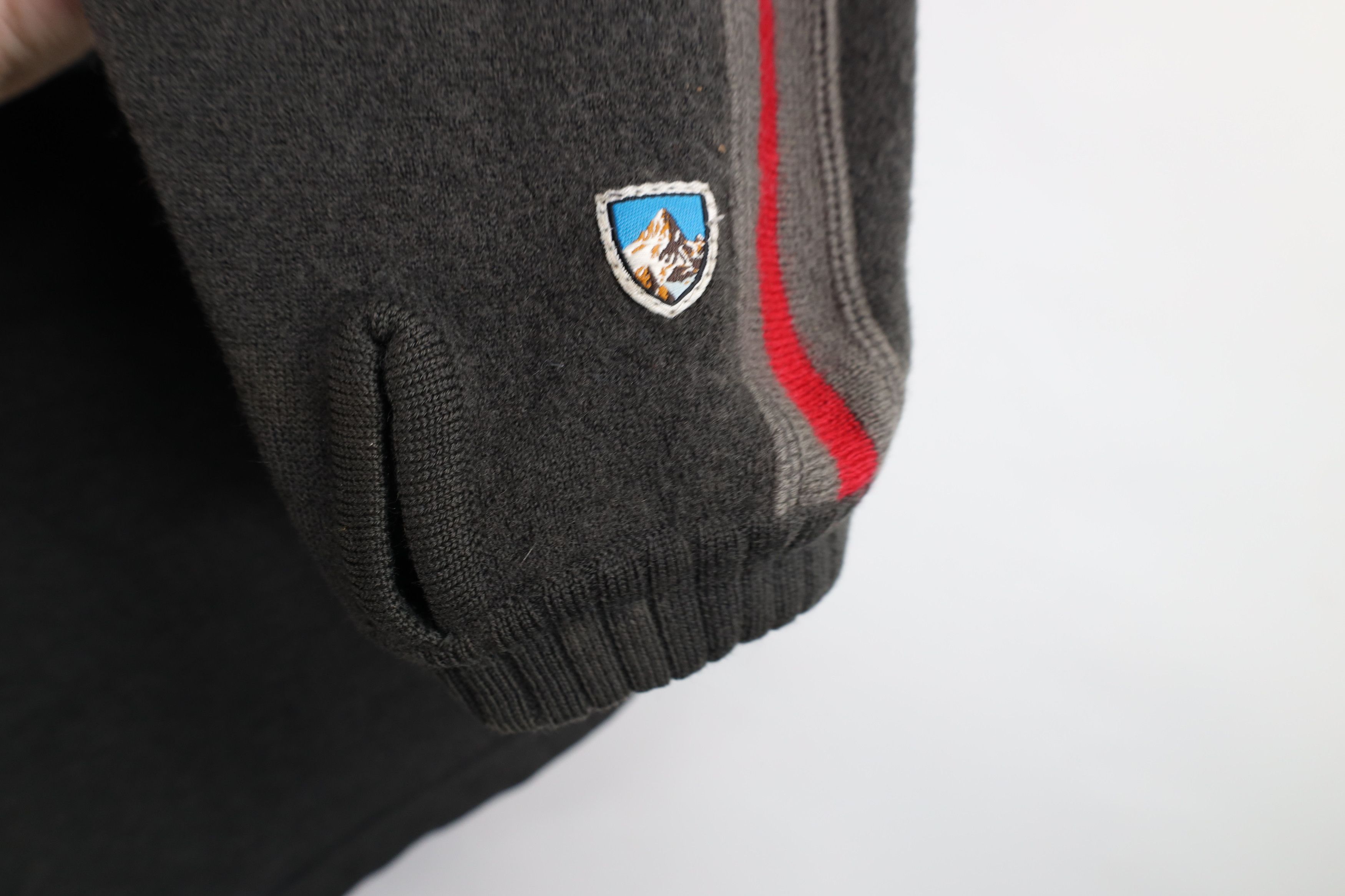 Kuhl × Vintage Kuhl Mountain Striped Merino Wool Full Zip Jacket Gray Size US M / EU 48-50 / 2 - 4 Thumbnail