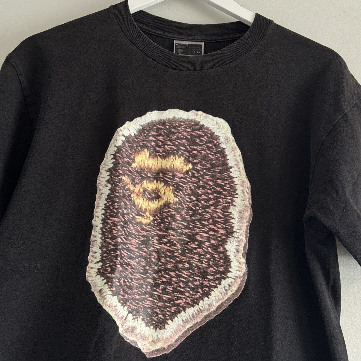 Bape OG Bape Raised Giant Ape Head Logo Tee Nigo Bathing Ape Size US L / EU 52-54 / 3 - 1 Thumbnail