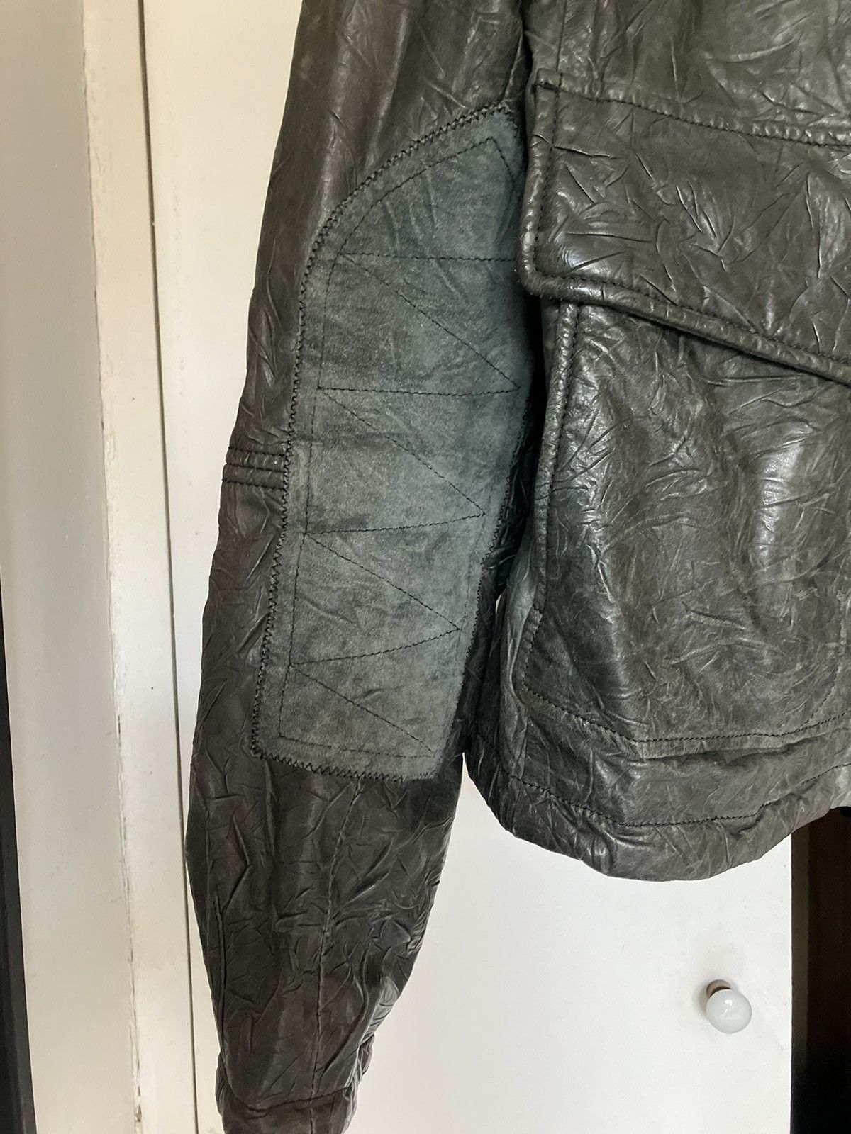 Yves Saint Laurent leather jacket X Stefano Pilati