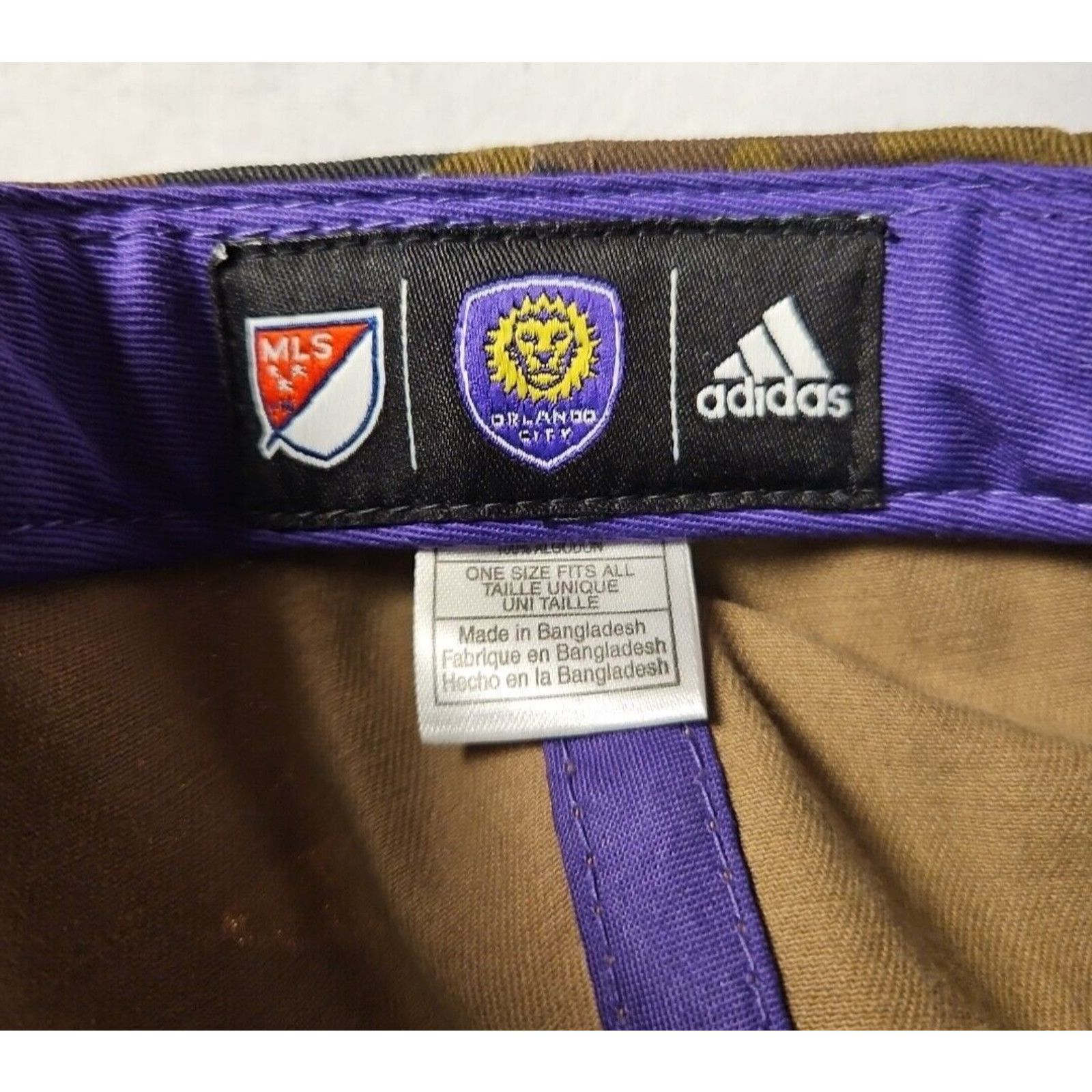 Adidas Adidas Camo Orlando City SC Snapback Hat Size ONE SIZE - 9 Thumbnail