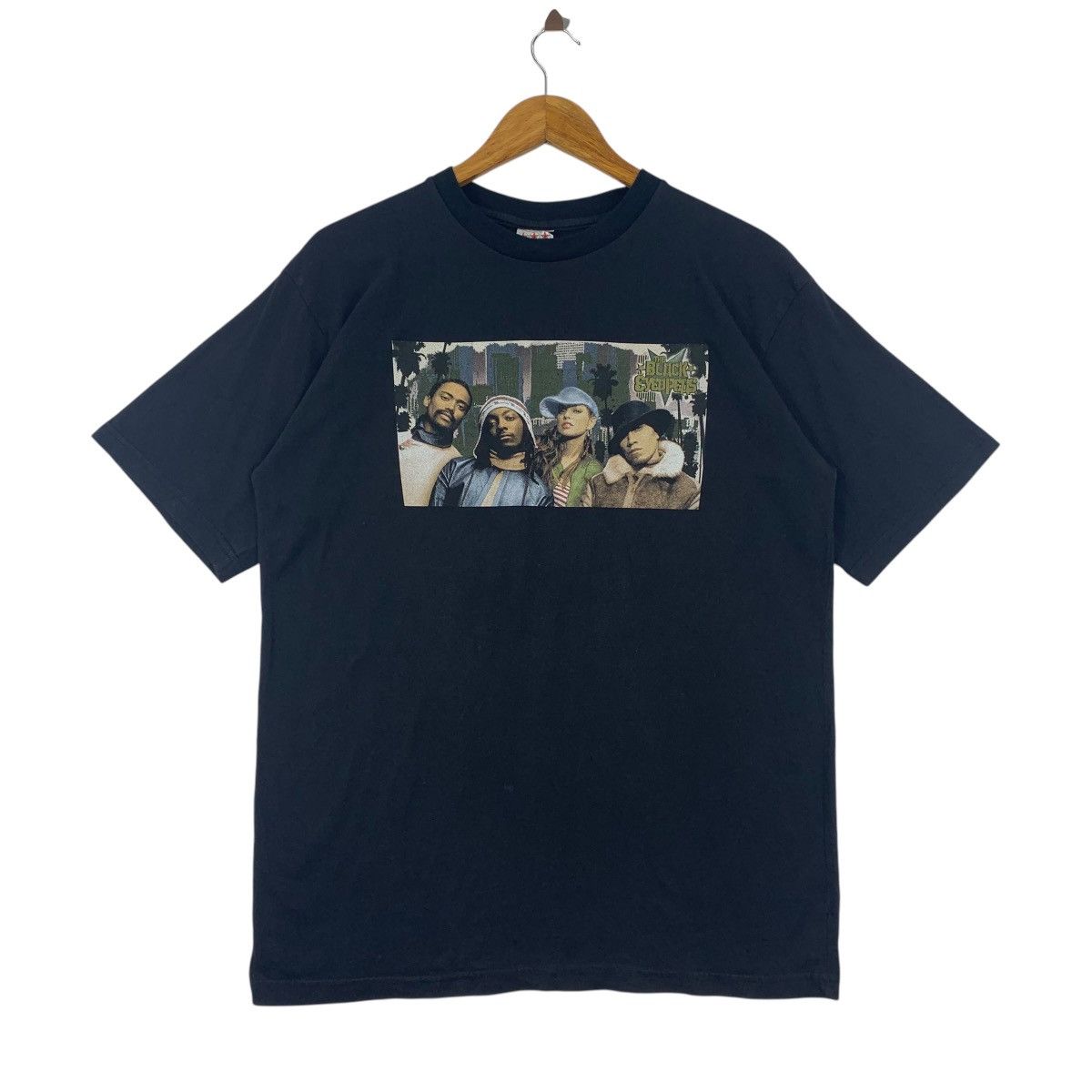 Band Tees × Vintage Vintage Y2k THE BLACK EYE PEAS monkey bisnes 2005 band tees Size US L / EU 52-54 / 3 - 1 Thumbnail
