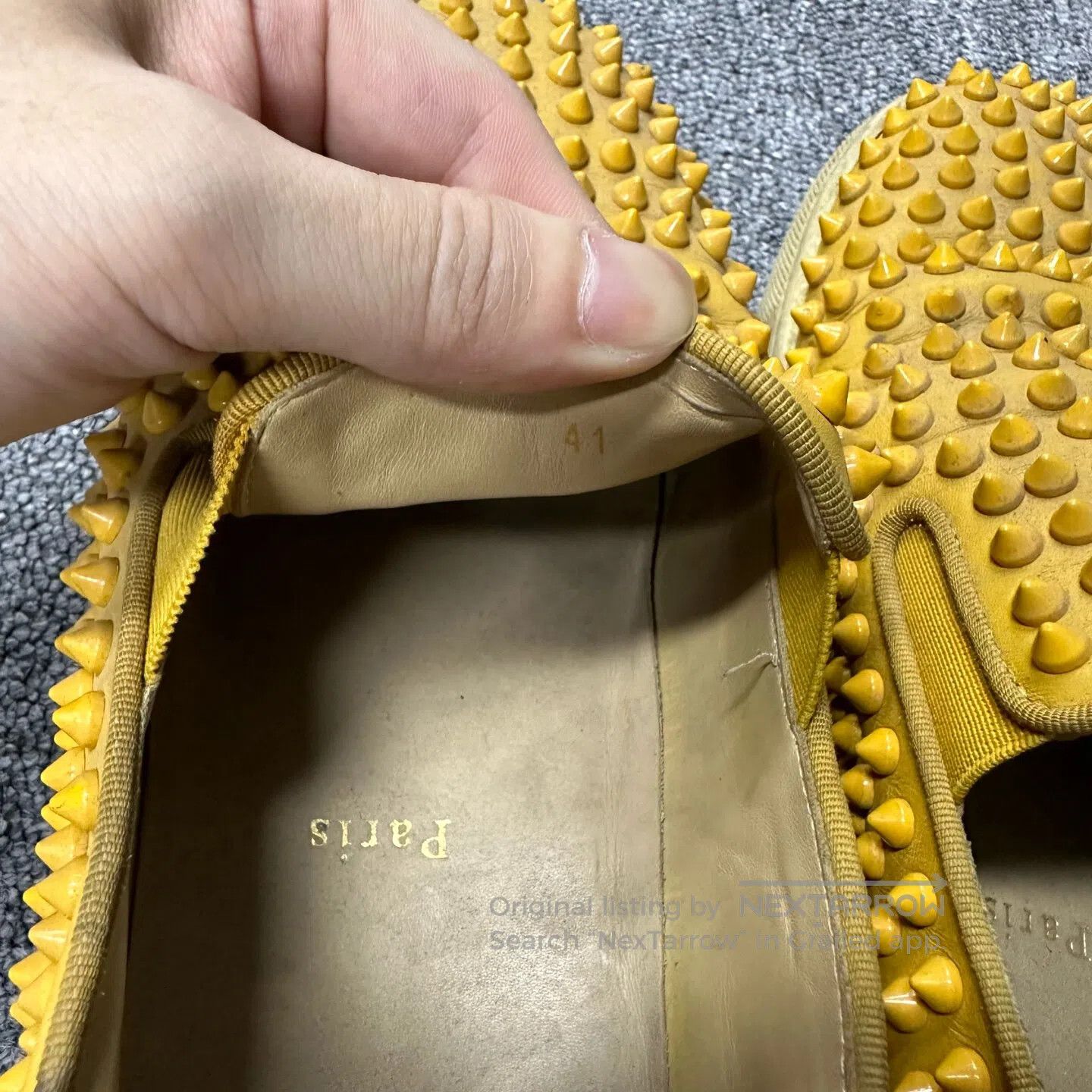 Christian Louboutin christian louboutin Yellow comfortable ankle-high casual s Size US 8 / EU 41 - 4 Thumbnail