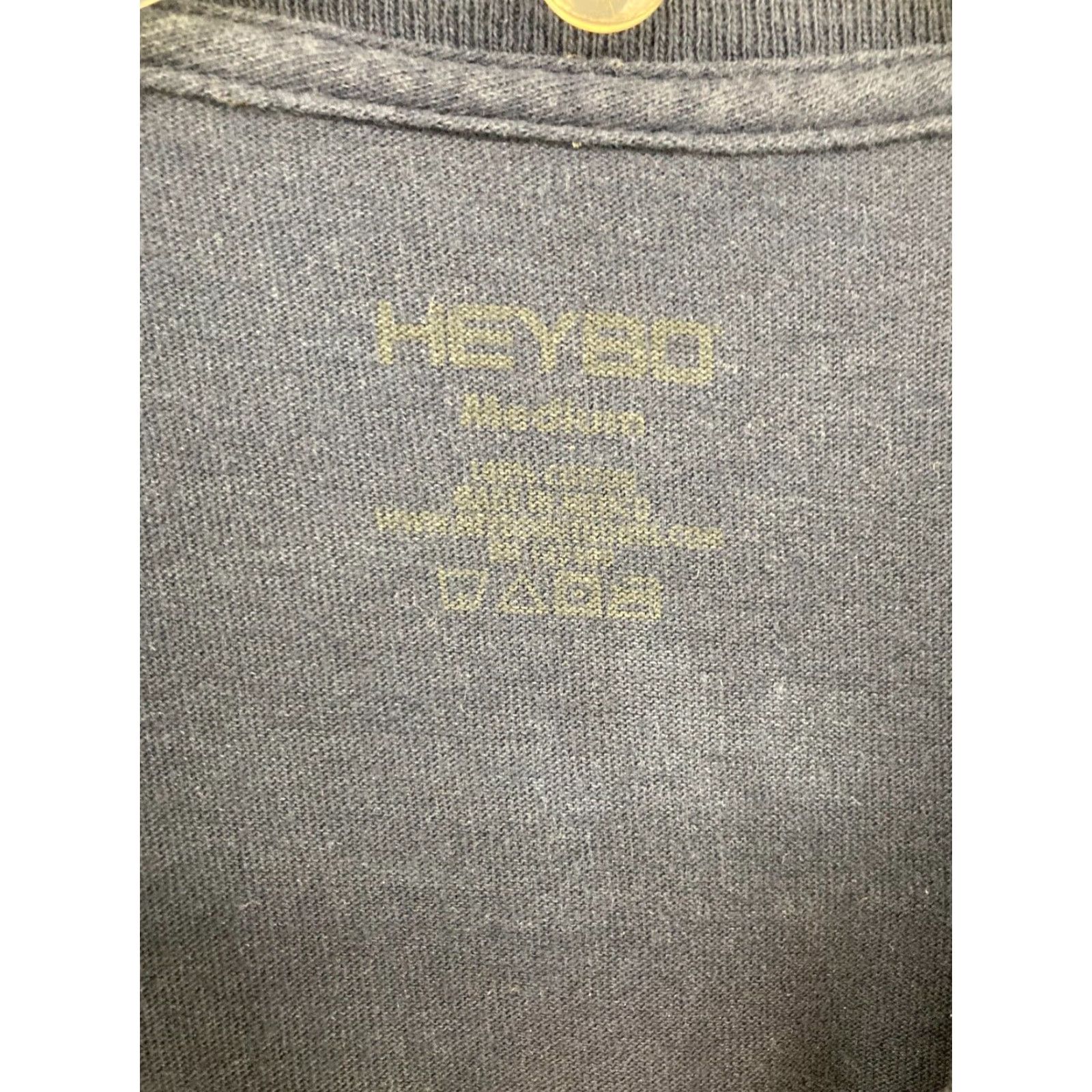 Vintage HeyBo Mens TShirt Medium Blue Outdoor Logo Hunting Shirt/Mens/Medium/Blue Logo Graphic Print Cotton Knit Crew Neck Short Sleeve BuyNow Size US M / EU 48-50 / 2 - 5 Thumbnail