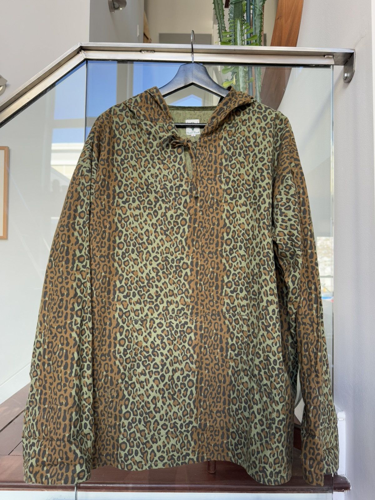 South2 West8 Mexican Parka Leopard Hoodie | Grailed