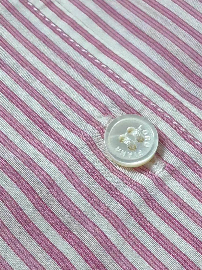 Loro Piana Loro Piana Silk Cotton Striped Shirt-2508 Size US M / EU 48-50 / 2 - 6 Thumbnail